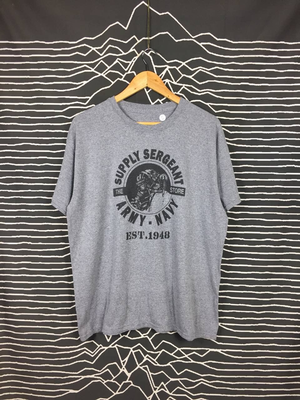 Vintage Supply Sergeant Army Navy Graphic Printed Tee Size US XL / EU 56 / 4 - 1 Thumbnail
