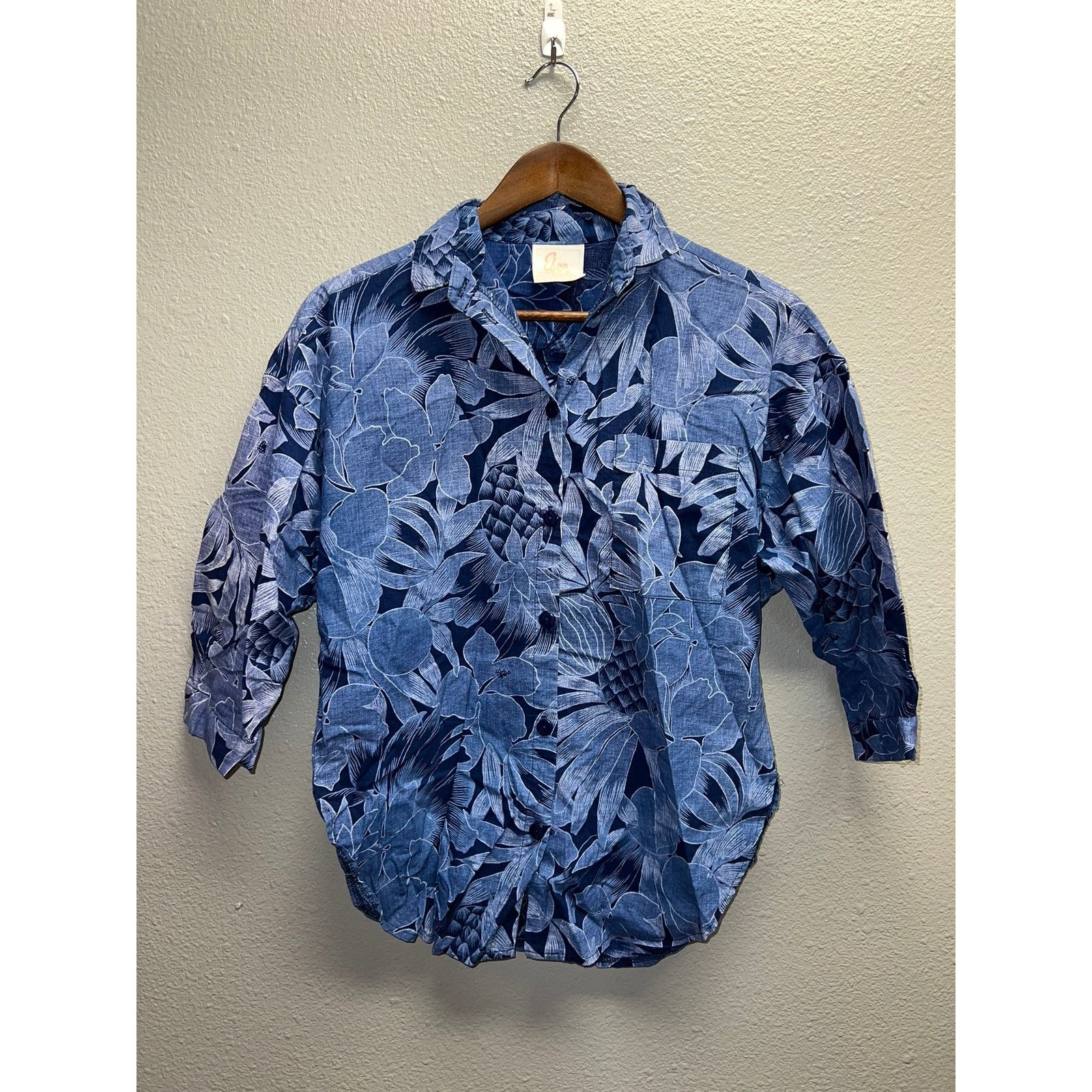 Vintage Vintage Eber Button Up Shirt San Francisco Blue USA Medium Size US M / EU 48-50 / 2 - 1 Thumbnail