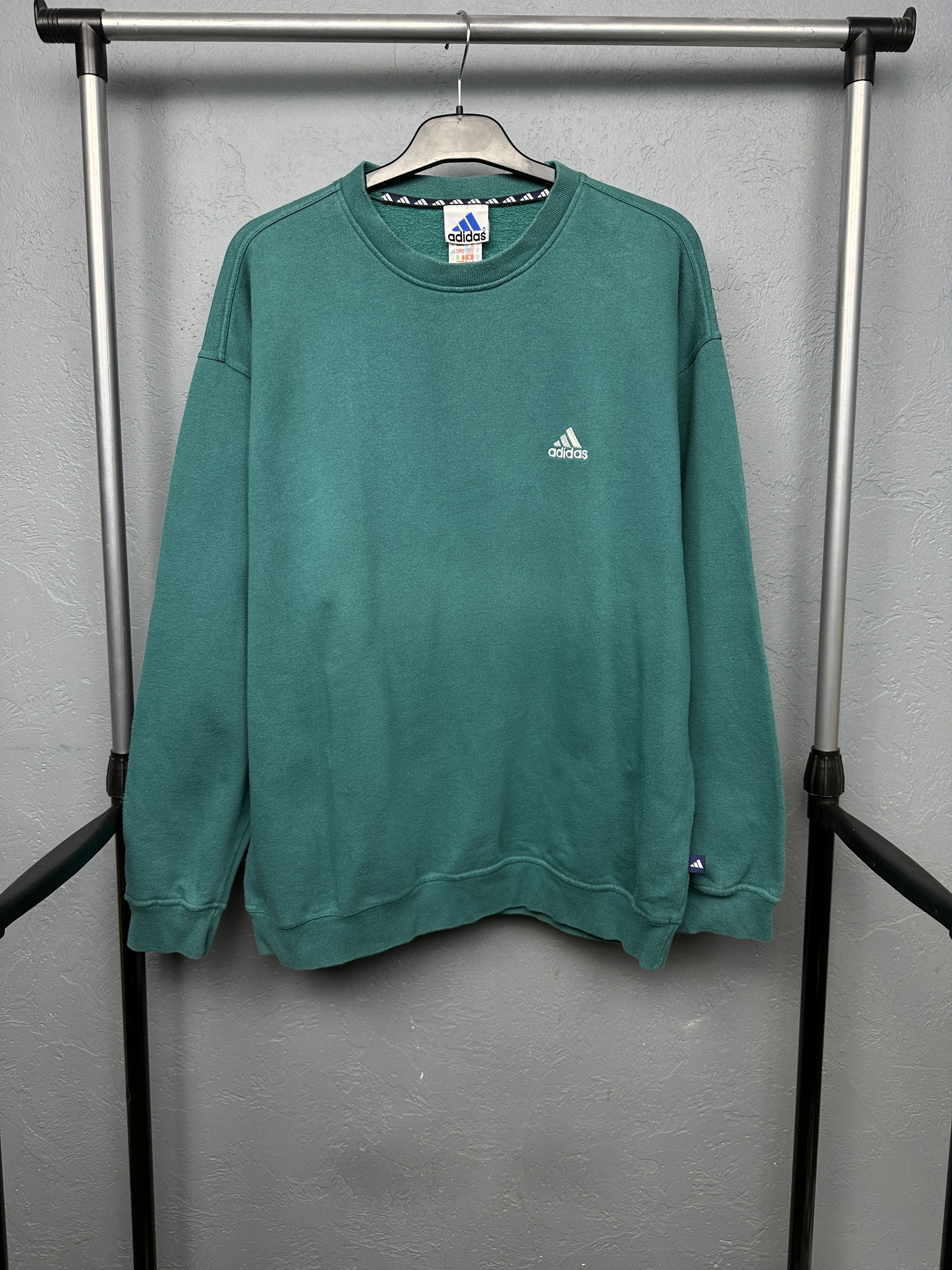 Adidas Adidas 90s Vintage Mens Crew Neck Sweatshirt Size US M / EU 48-50 / 2 - 1 Thumbnail