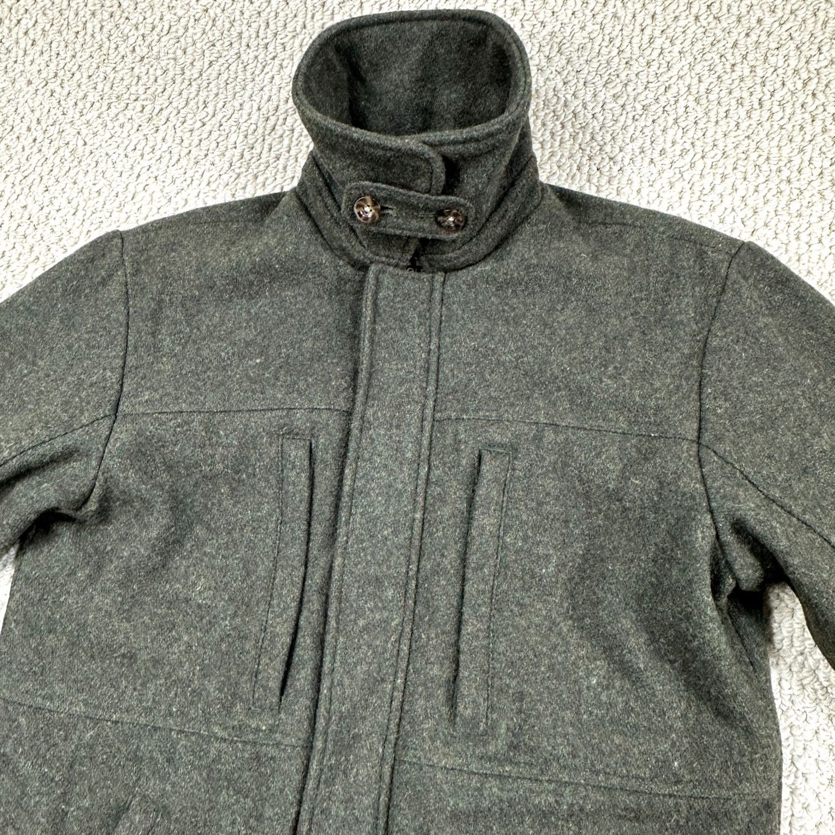 Vintage Woolrich Jacket Green Mens S Sportsman Collection Wool Hunting Field Coat Size US S / EU 44-46 / 1 - 4 Thumbnail