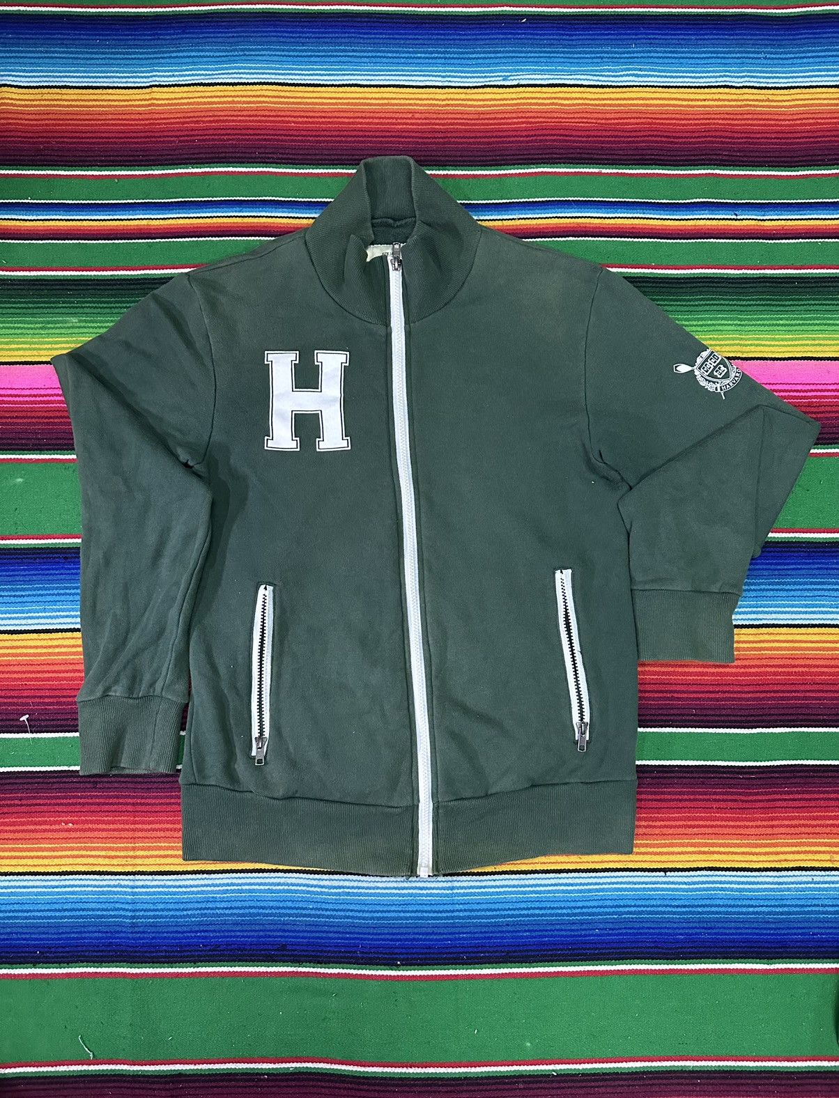 If Six Was Nine 💥Vintage Harvard💥 Distress Green Harvard 💥 Size US M / EU 48-50 / 2 - 1 Thumbnail