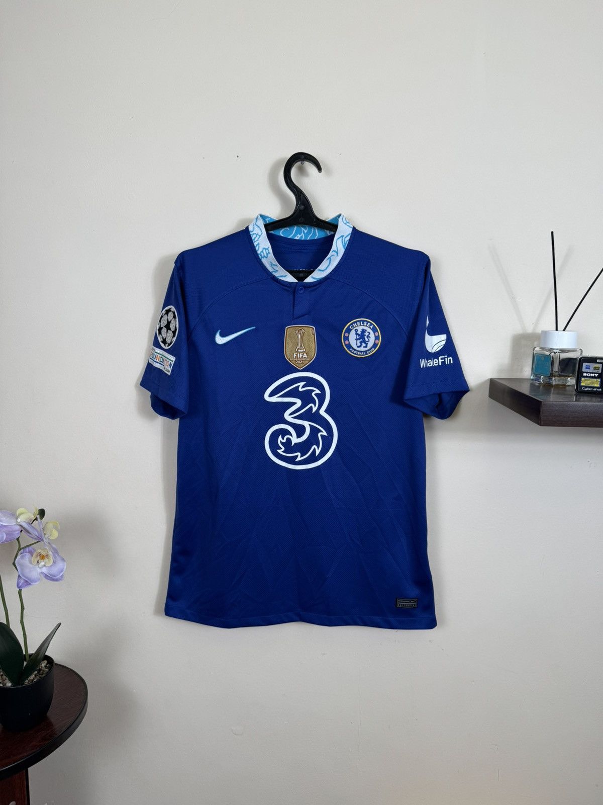 Nike Nike Chelsea Jersey 2022-23 Home L Mens Fifa World Champions Size US L / EU 52-54 / 3 - 1 Thumbnail
