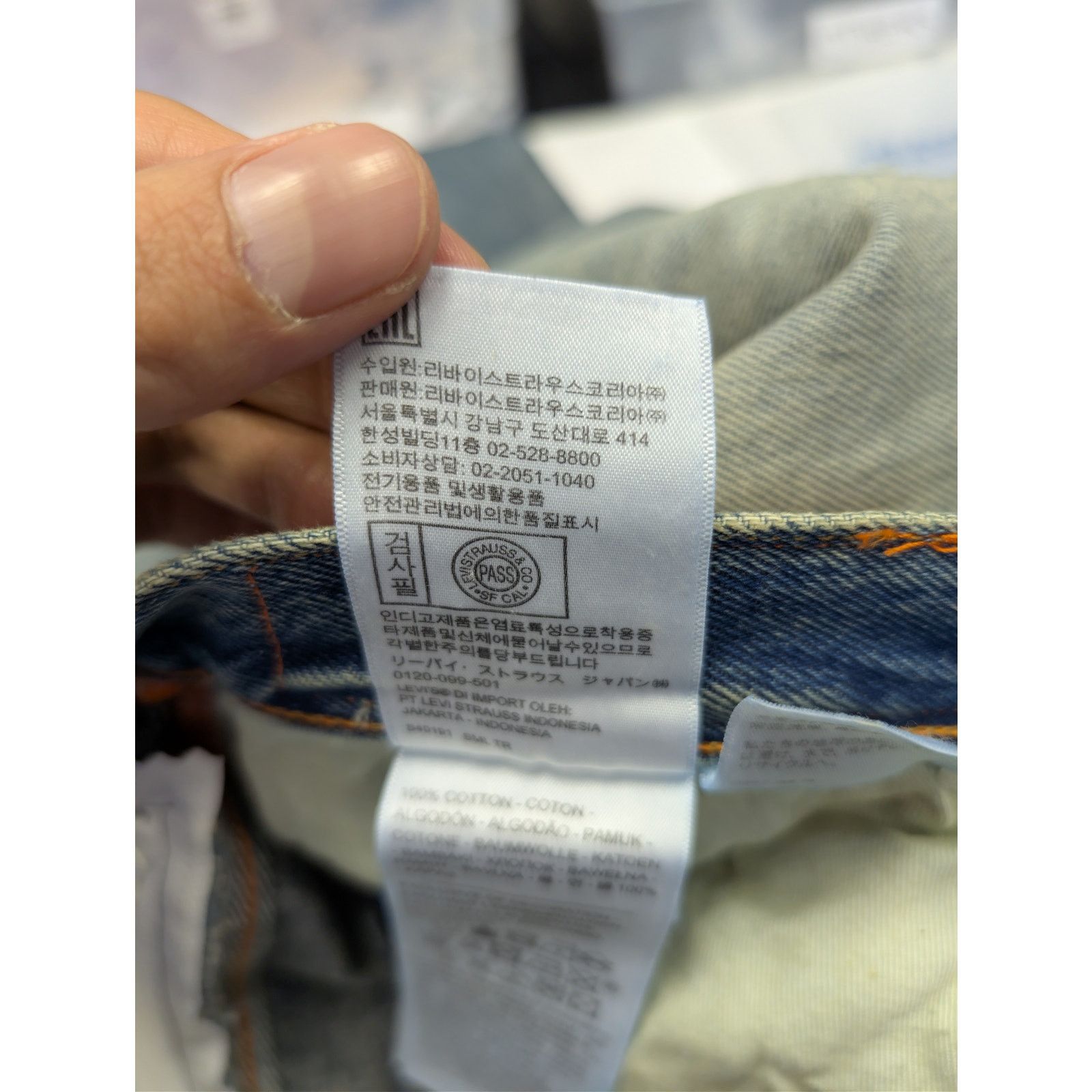 Heron Preston o1rshd1 Levi's 501 Vintage Wash Denim Jeans in Blue Size US 28 / EU 44 - 16 Thumbnail