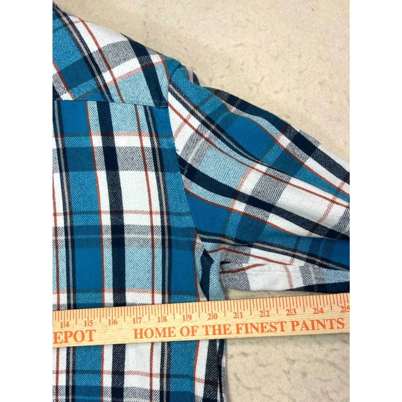 Rip Curl RIP CURL Flannel Shirt Button-Up Western Blue Plaid Long Sleeve Snap See Pics Mens L Size Large Pocketed Button-Down Collar 【No extra text】 Size US L / EU 52-54 / 3 - 4 Thumbnail
