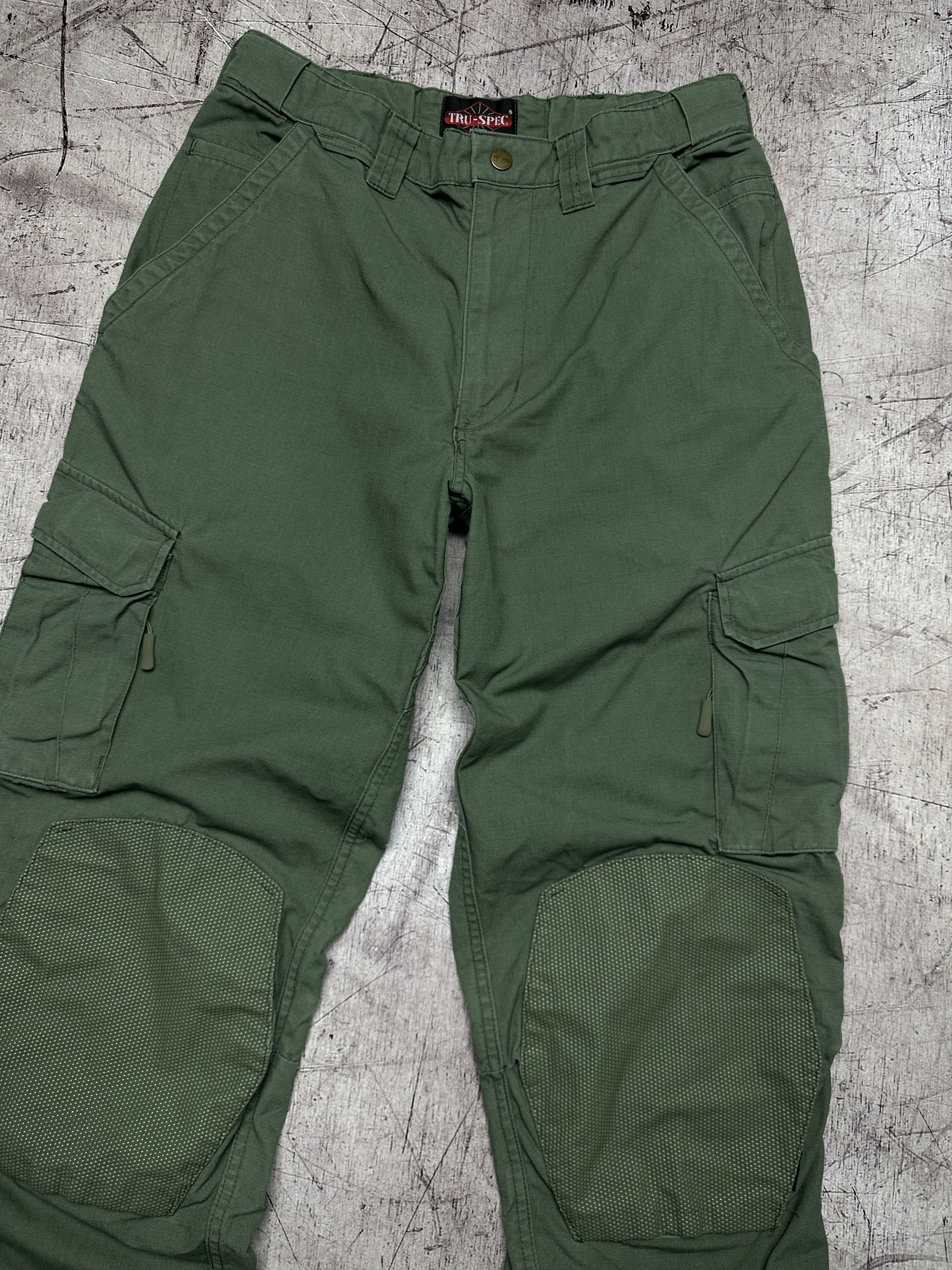 20471120 Tru Spec Vintage Mens Double Knee Cargo Pants Size US 32 / EU 48 - 2 Thumbnail