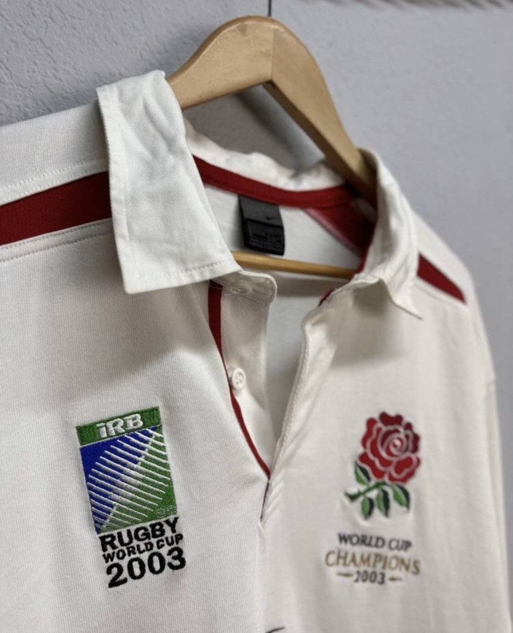 Nike Rugby England Jersey Canterbury Long Sleeve Vintage Size US XL / EU 56 / 4 - 3 Thumbnail