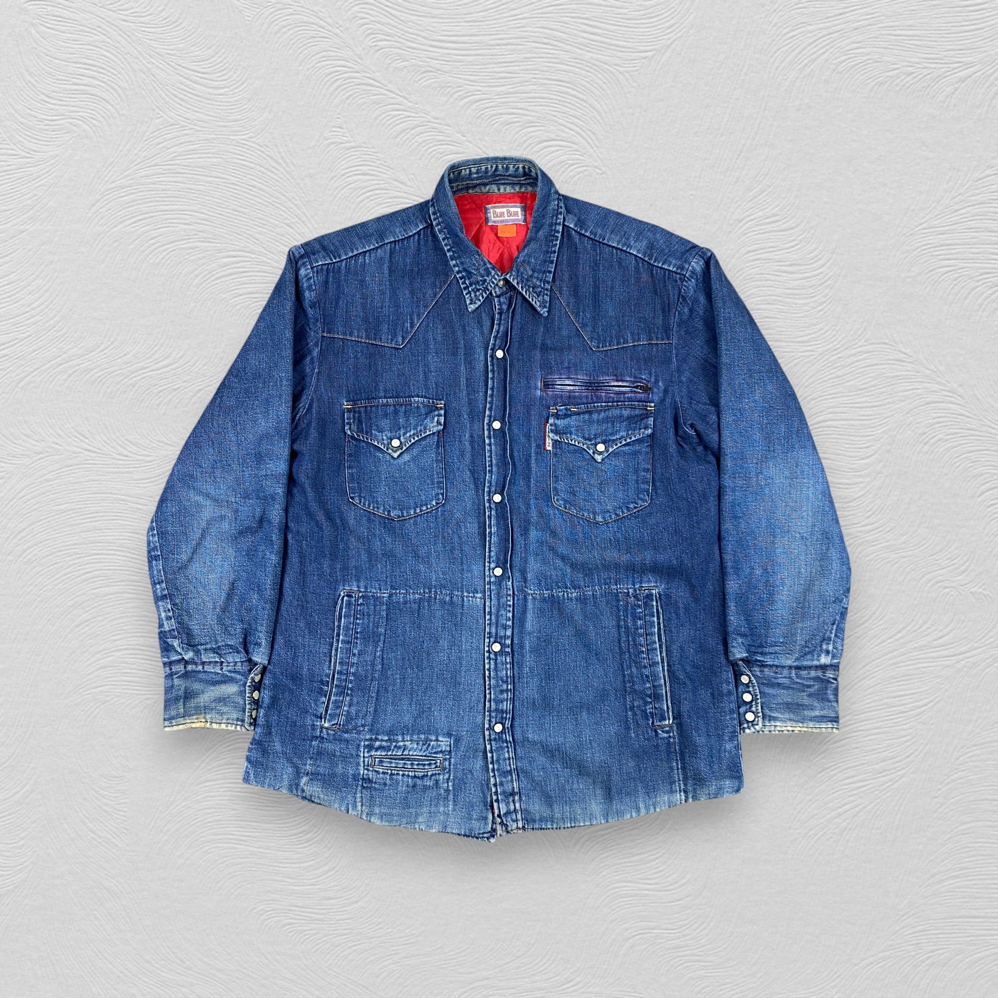 Kapital 💥offer💥BLUE BLUE DENIM CHORE kapital style JACKETS - J404 Size US L / EU 52-54 / 3 - 2 Thumbnail