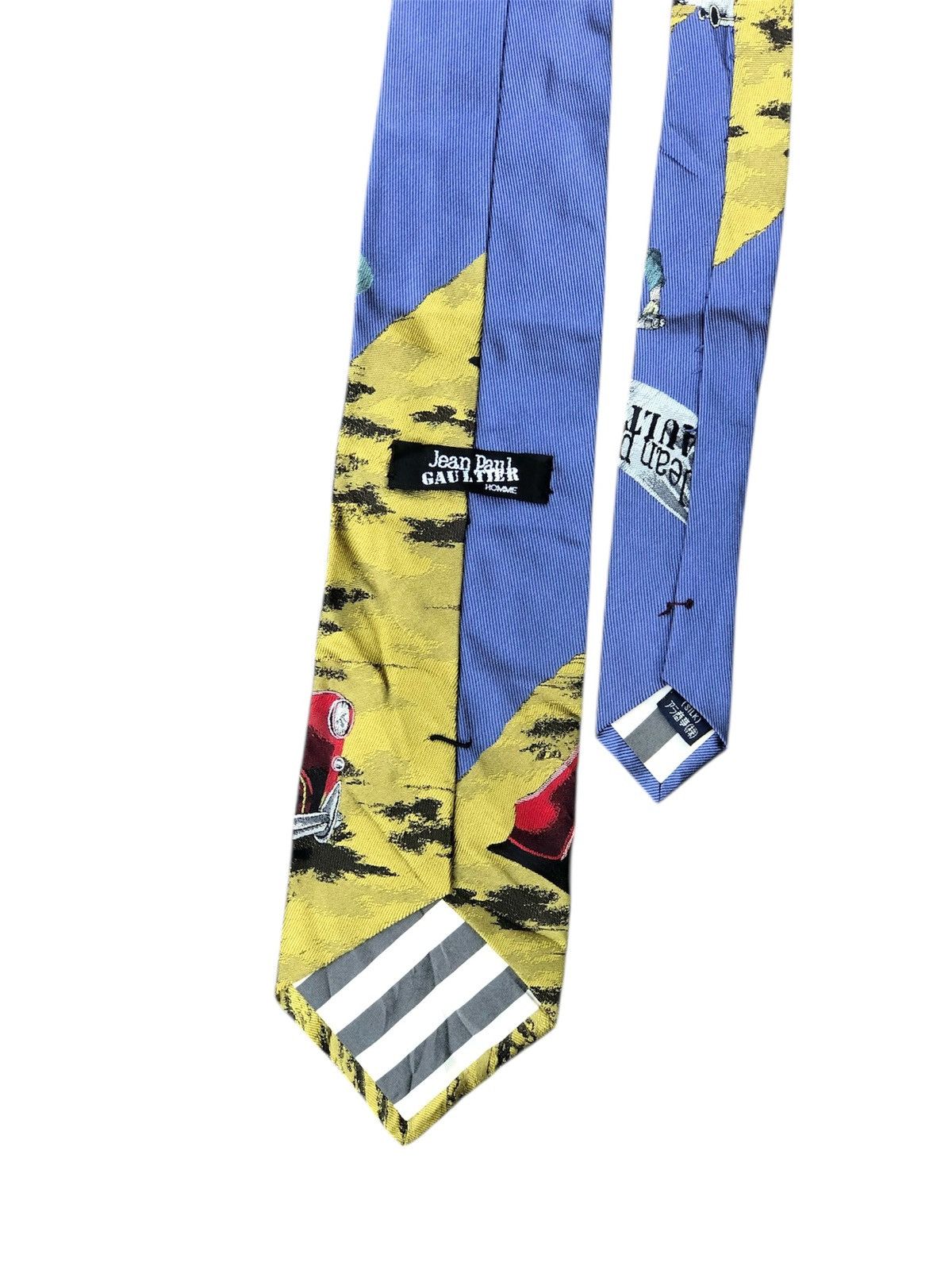 Jean Paul Gaultier Jean Paul Gaultier Iconic Silk Tie Size ONE SIZE - 8 Thumbnail