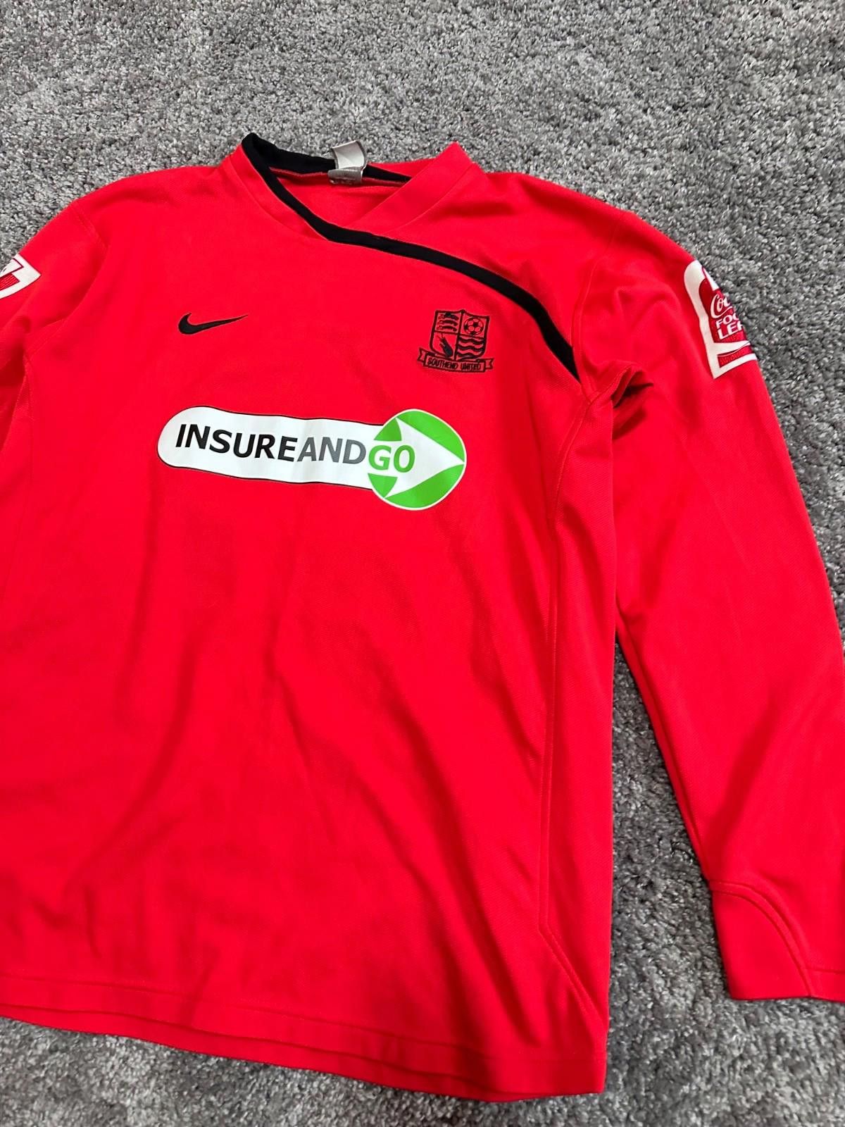 Nike Nike Southend United FC 2008/09 Goalkeeper Shirt Sz XL Size US XL / EU 56 / 4 - 3 Thumbnail