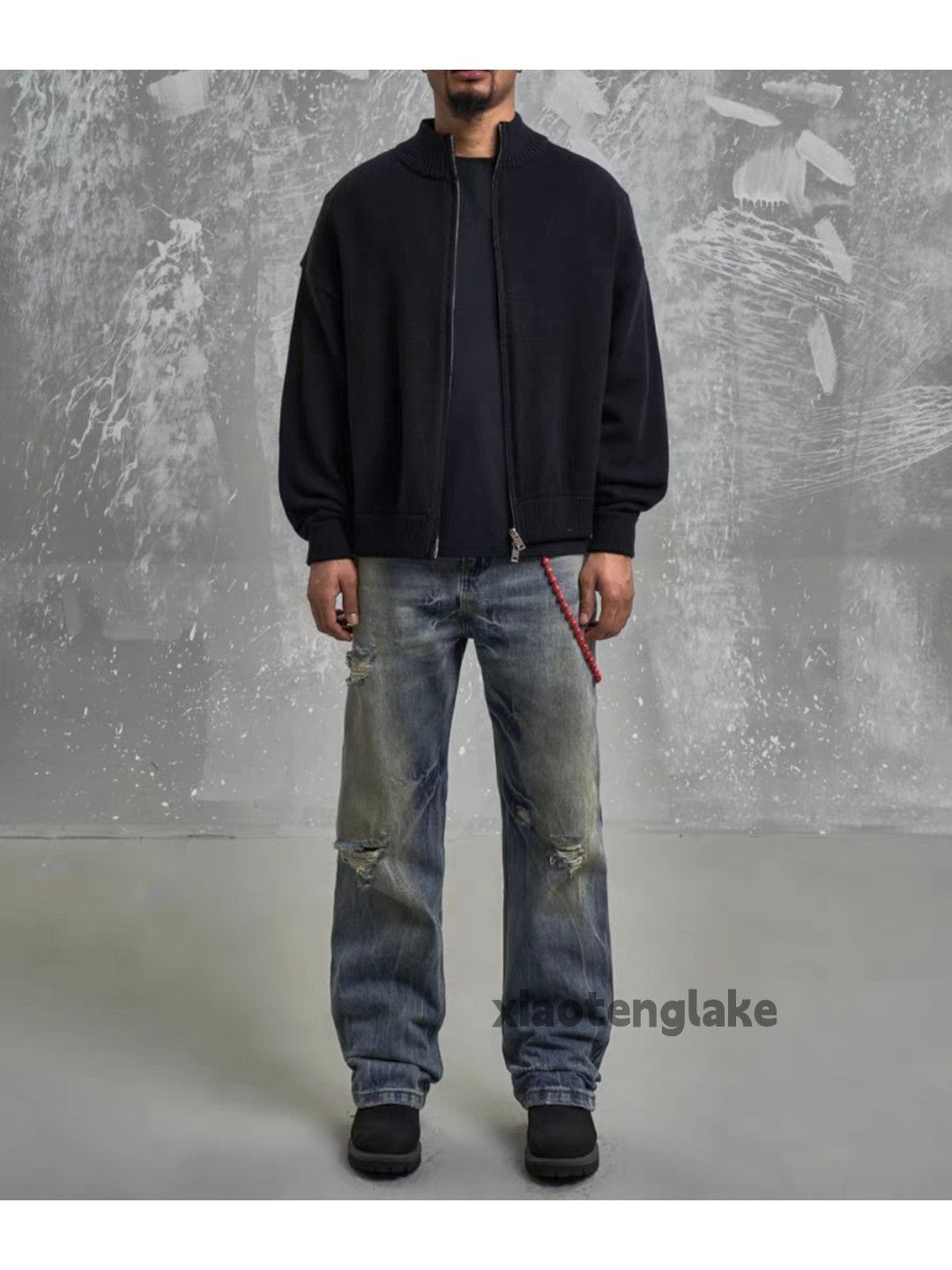 Jean × Vintage washed faded ripped yuppie y2k cleanfit jeans Size US 34 / EU 50 - 7 Thumbnail