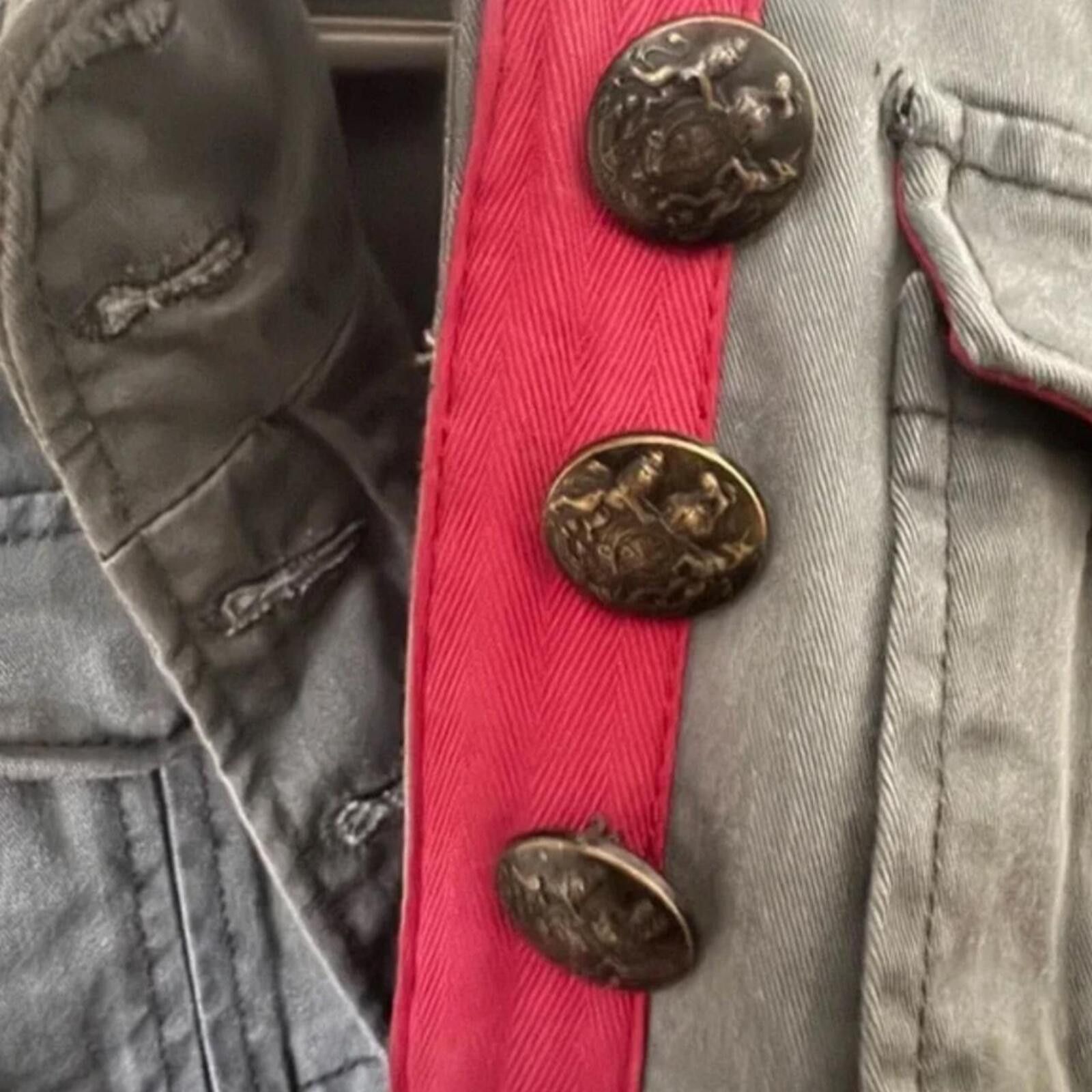 Free People Free People Shrunken Officer Military Napoleon Style Jacket Size XS / US 0-2 / IT 36-38 - 5 Thumbnail