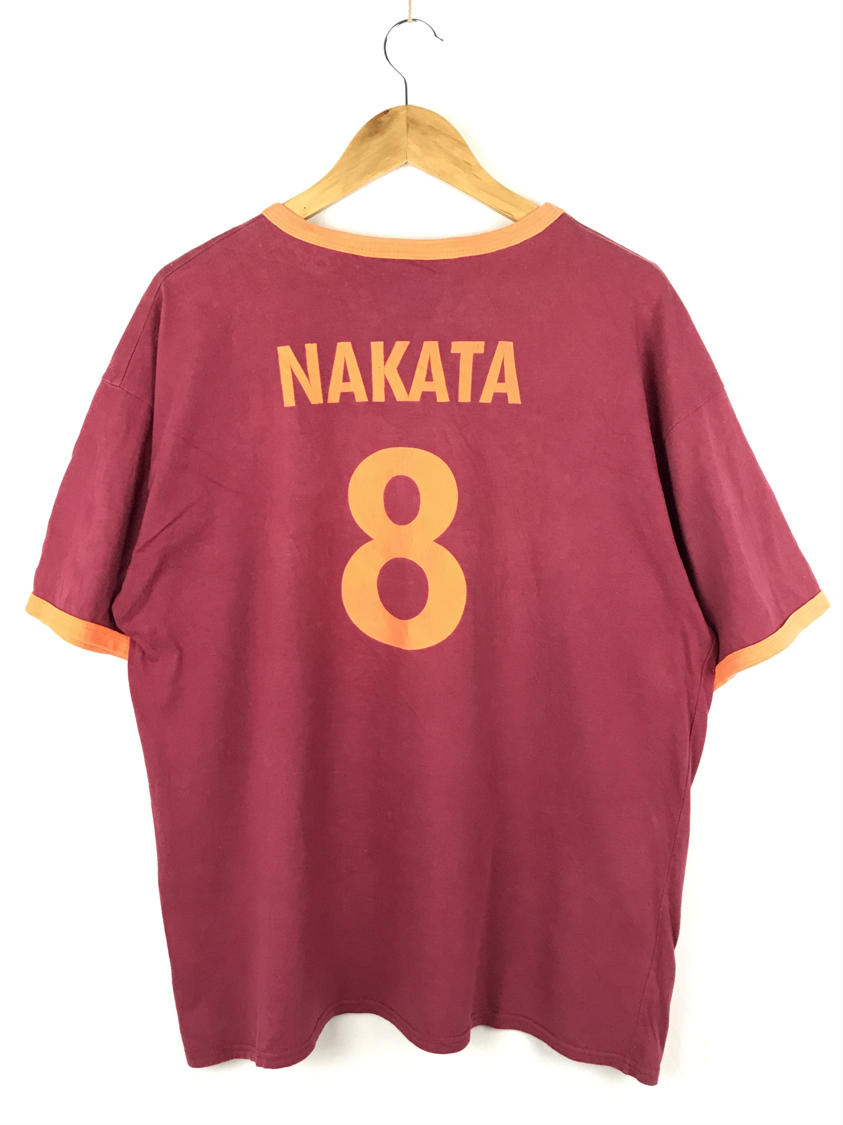 2000-01 AS Roma Third Jersey Long Sleeve Hidetoshi Nakata #8