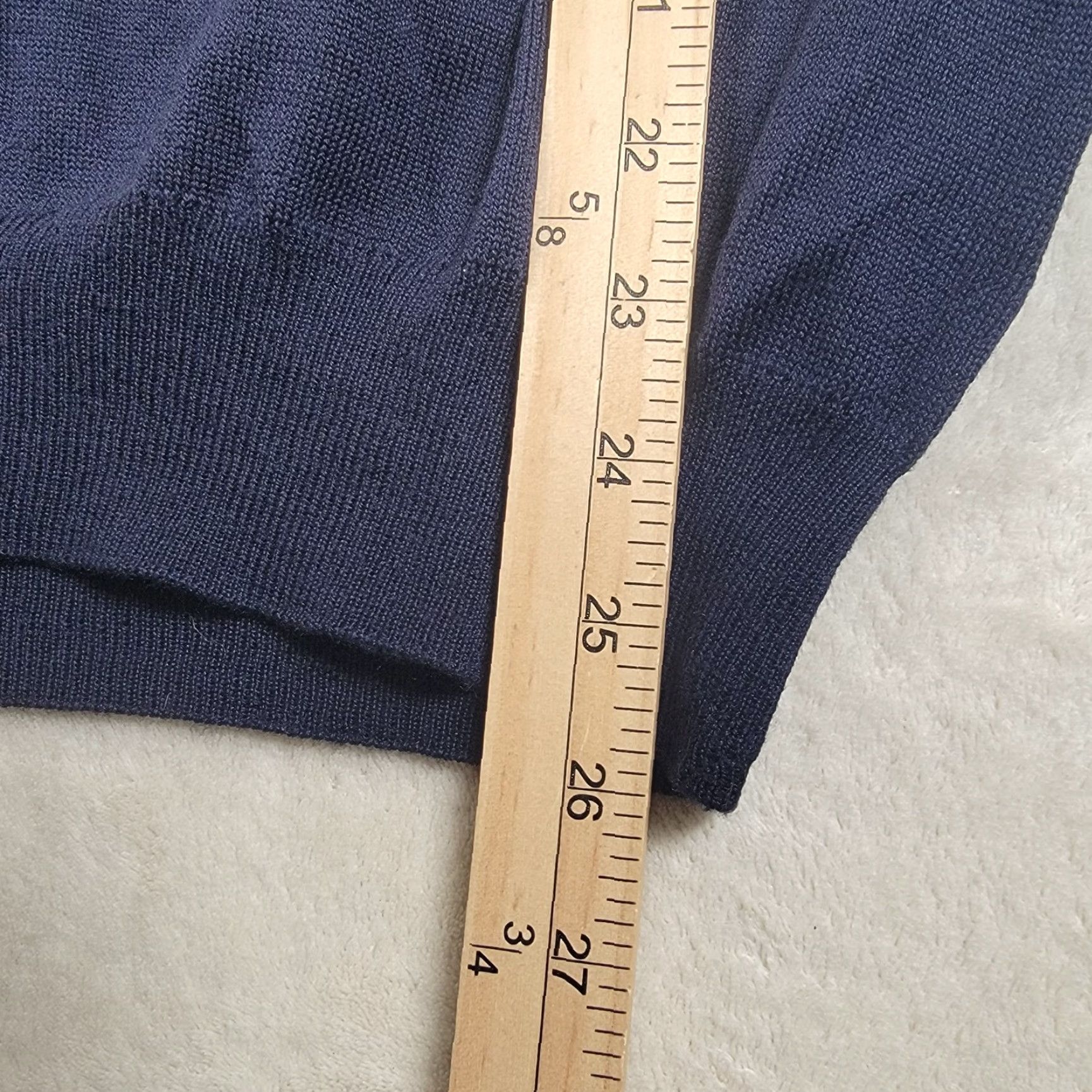 Vintage Visconti Sport Half / Quarter Zip Polo Sweater Men M Blue Cotton 1/4 Zip Knit Pullover Italy Suit Casual Travel Workwear Mens NWOT Size US M / EU 48-50 / 2 - 5 Thumbnail