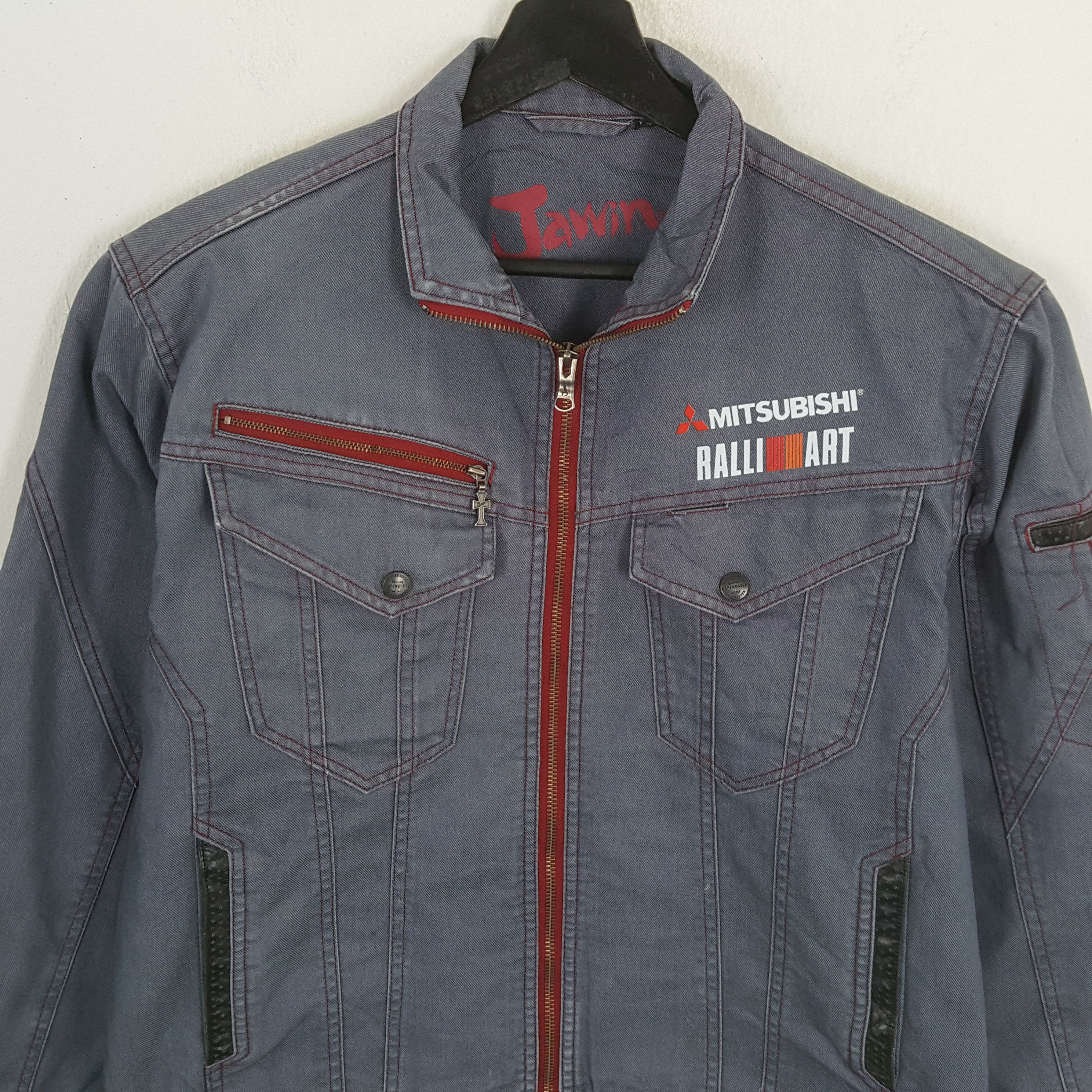Japanese Brand × Vintage MITSUBISHI RALLI ART Japanese Motorsports Custom Art Jacket Size US M / EU 48-50 / 2 - 4 Thumbnail