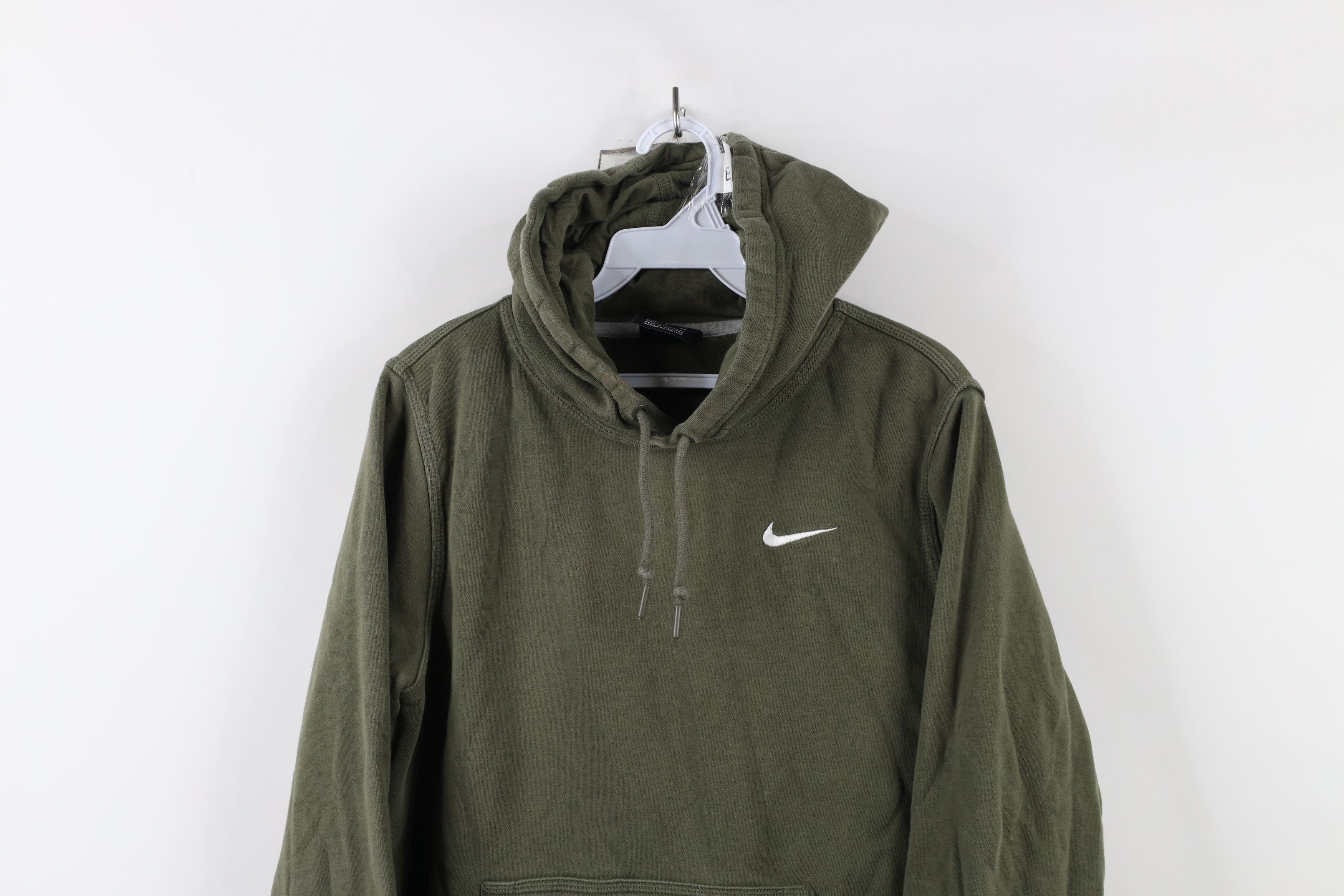 Nike × Vintage Vintage Y2K Nike Sportswear Scott Mini Swoosh Hoodie Green Size US S / EU 44-46 / 1 - 2 Thumbnail