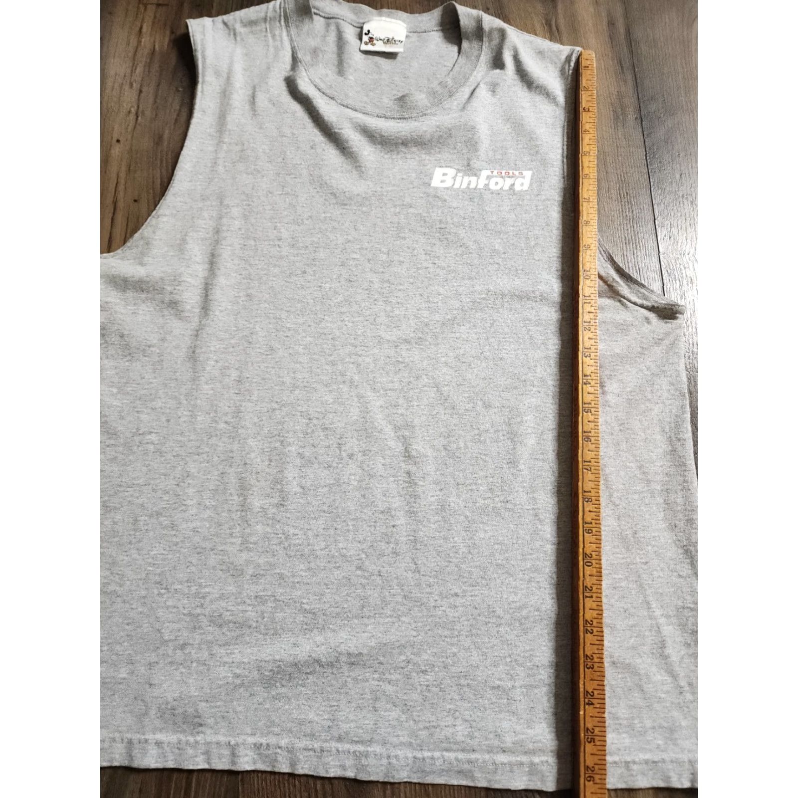 Disney VINTAGE Disney Home Improvement Tank Top T Shirt Double-Sided Distressed Mens XL Gray 1990s 90s Size US XL / EU 56 / 4 - 2 Thumbnail