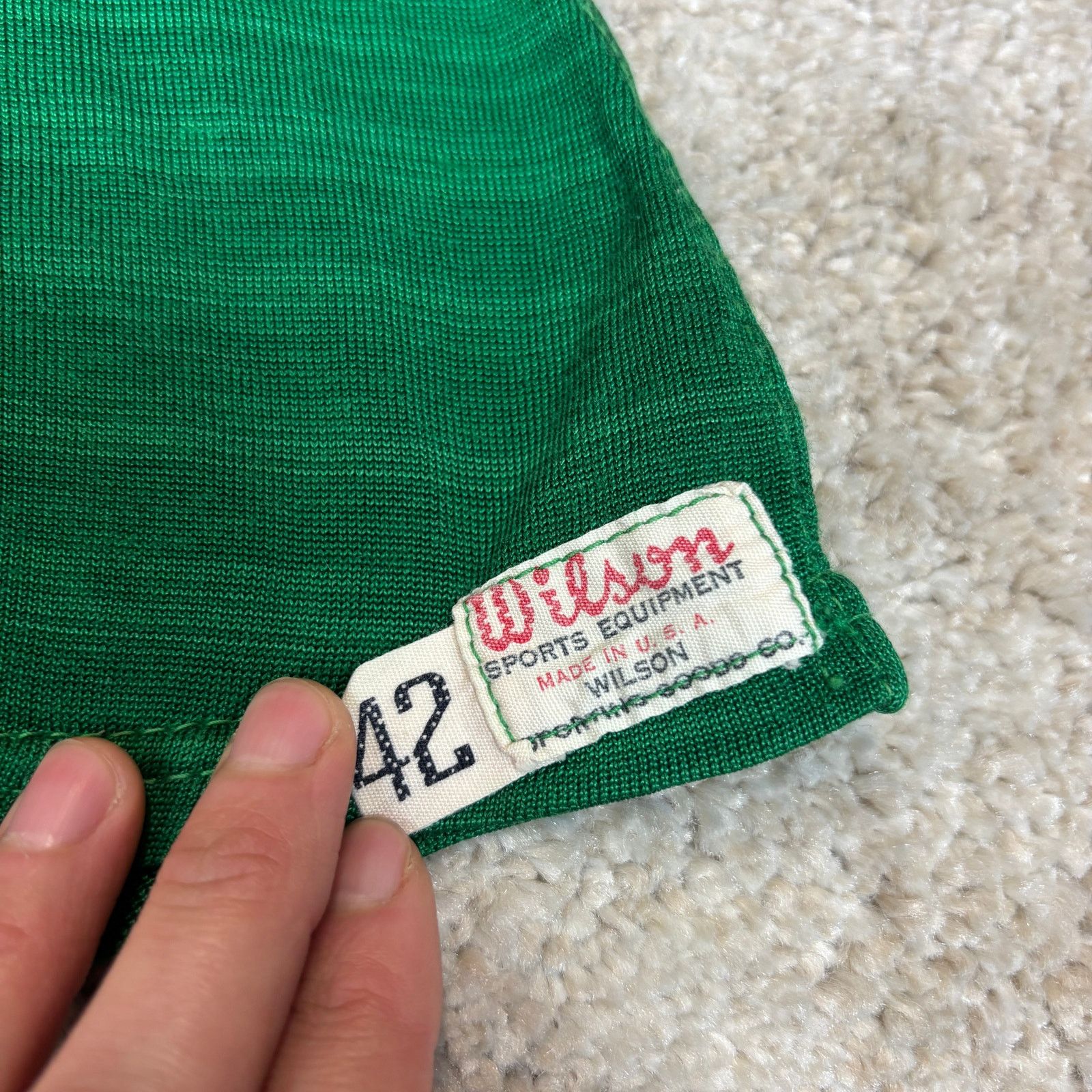 Vintage True Vintage 40s 50s Wilson #24 Basketball Jersey Men's 42 Size US XS / EU 42 / 0 - 4 Thumbnail