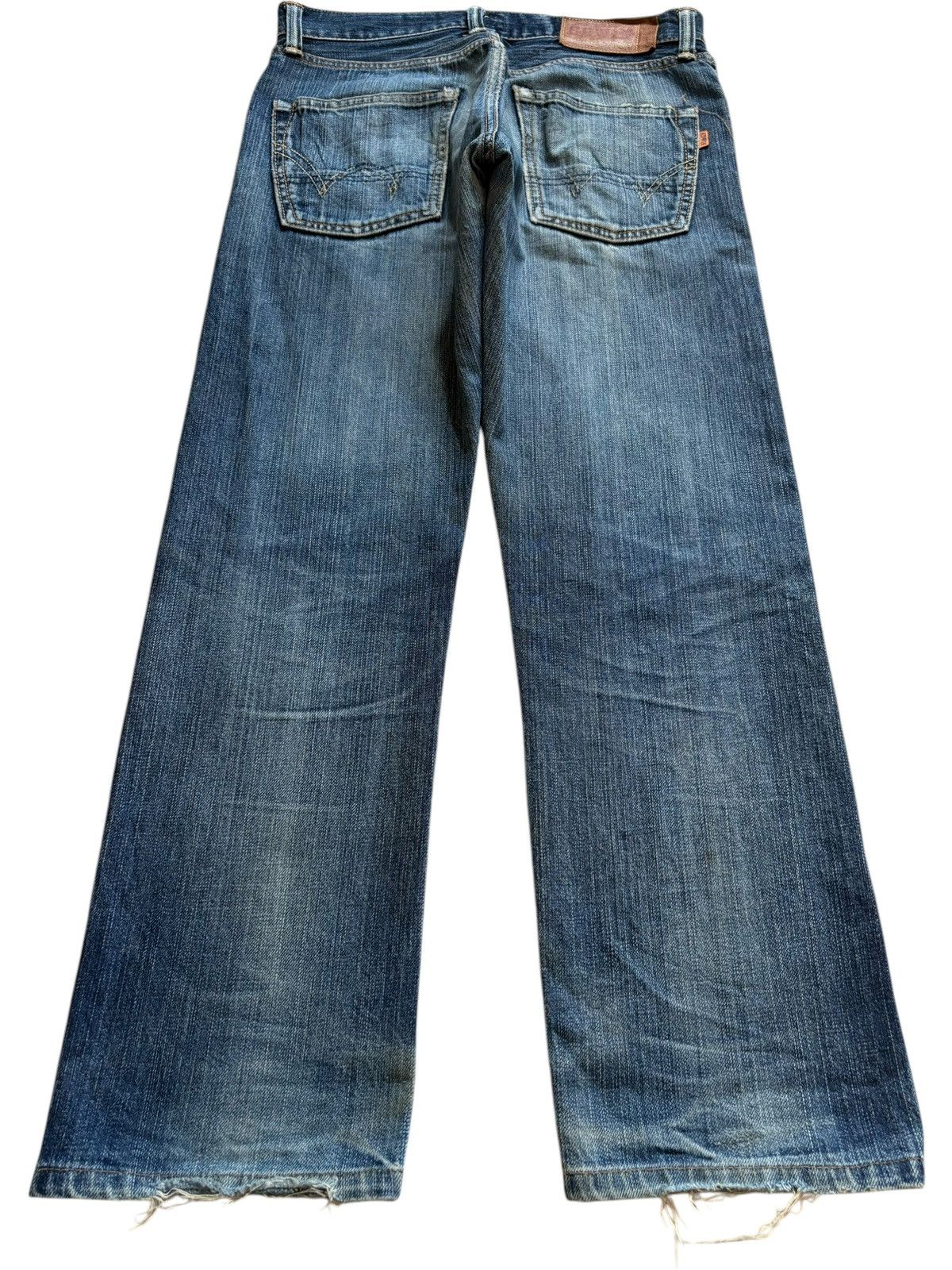 Edwin × Japanese Brand Vintage Japanese Edwin 505zxx Selvedge Mud Wash Loose Jeans Size US 31 - 3 Thumbnail