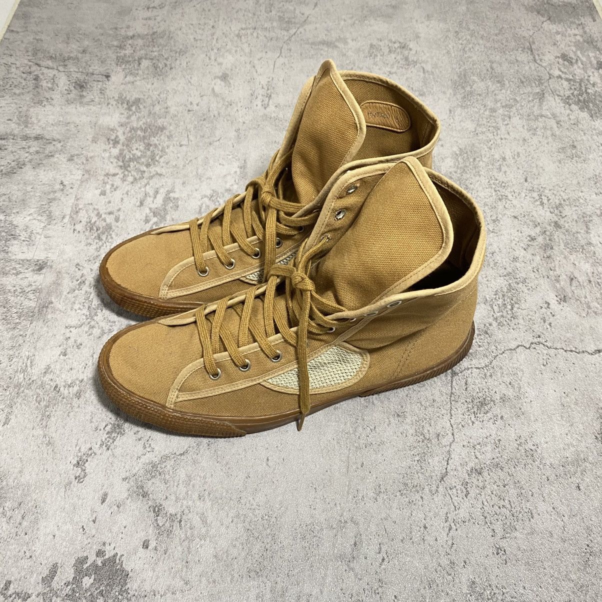 Helmut Lang HELMUT LANG DUCK CANVAS HIGH TOP SNEAKERS Size US 8 / EU 41 - 2 Thumbnail