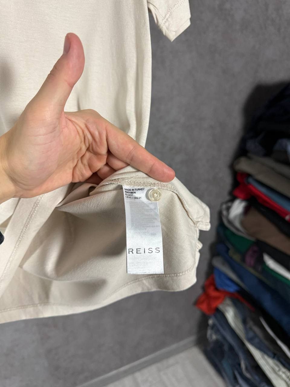 Reiss Reiss designer pocket polo tee Size US L / EU 52-54 / 3 - 4 Thumbnail