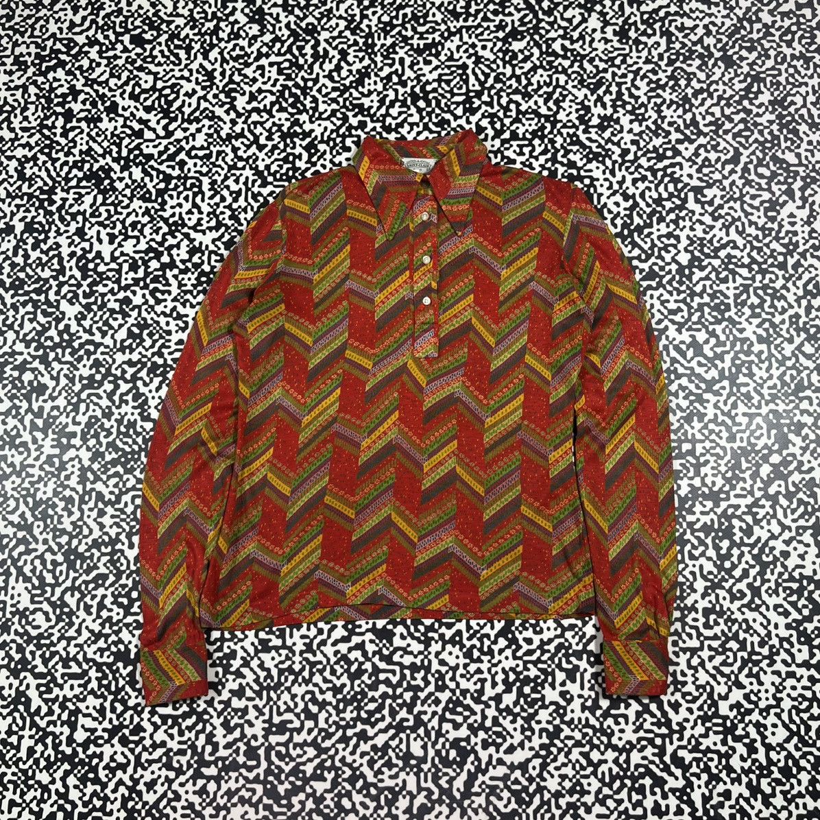 Vintage Vintage 90s Saint Clair Paris Retro Style Luxury Shirt Size M / US 6-8 / IT 42-44 - 4 Thumbnail
