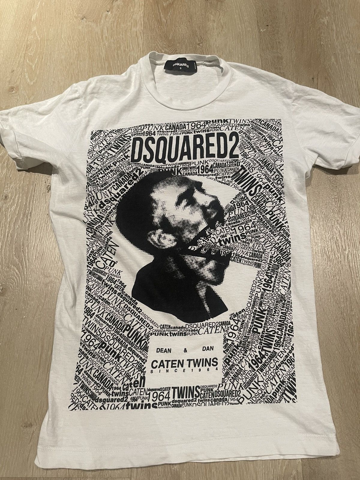 image of Dsquared2 Tee in White, Men's (Size Small)