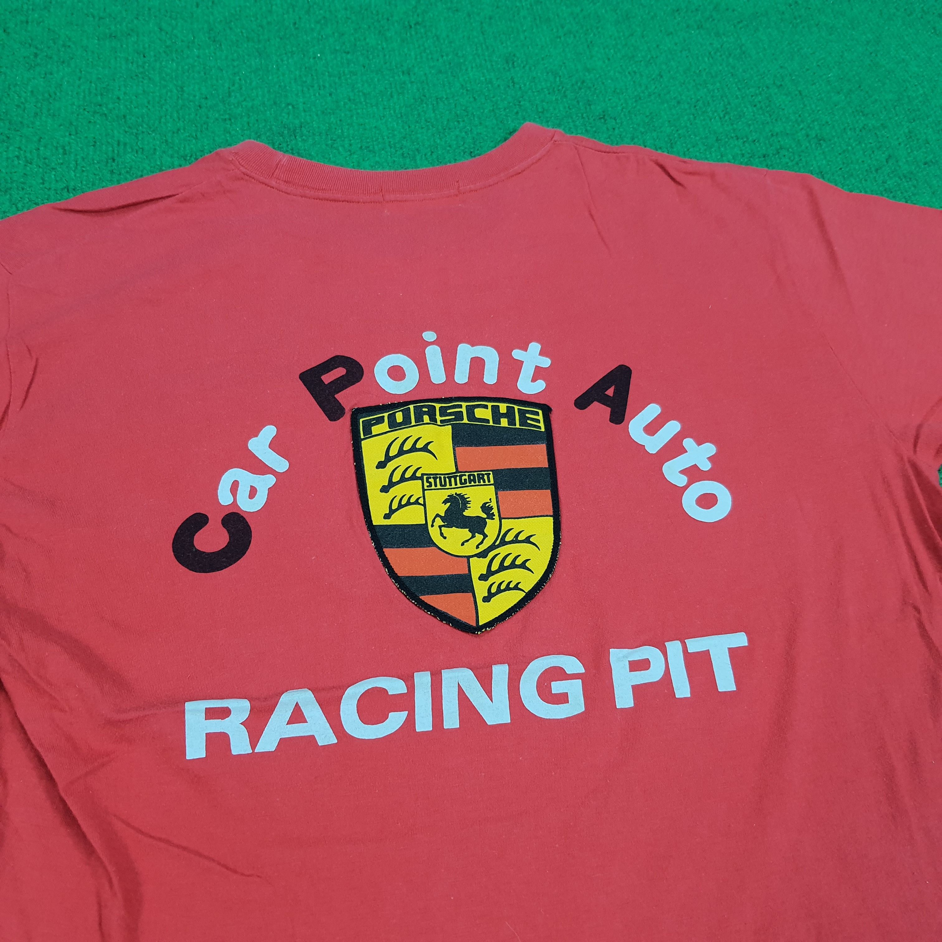 Porsche Design × Vintage Vintage Porsche Racing Pit Motorsports Big Logo Tshirt Size US M / EU 48-50 / 2 - 2 Thumbnail