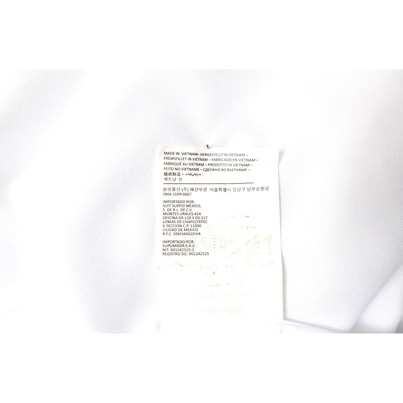 Suitsupply Suitsupply Traveller Extra Slim Fit Formal Shirt Men's 39-L White Collared Shirt Size 40R - 6 Thumbnail