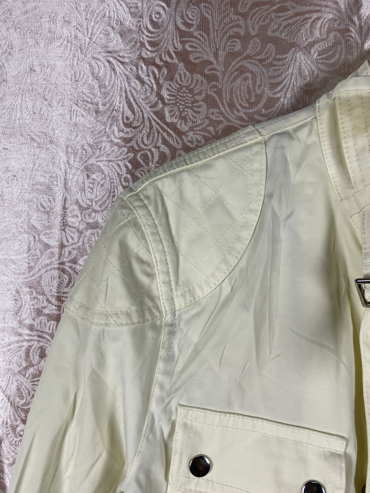 Japanese Brand Junmen Cream Utility Jacket Minimalist Japan Field Jacket Size L / US 10 / IT 46 - 8 Thumbnail