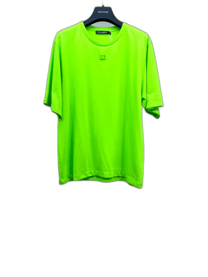 Dolce & Gabbana Dolce&Gabbana Green Short Sleeve Tee Size L / US 10 / IT 46 - 1 Thumbnail