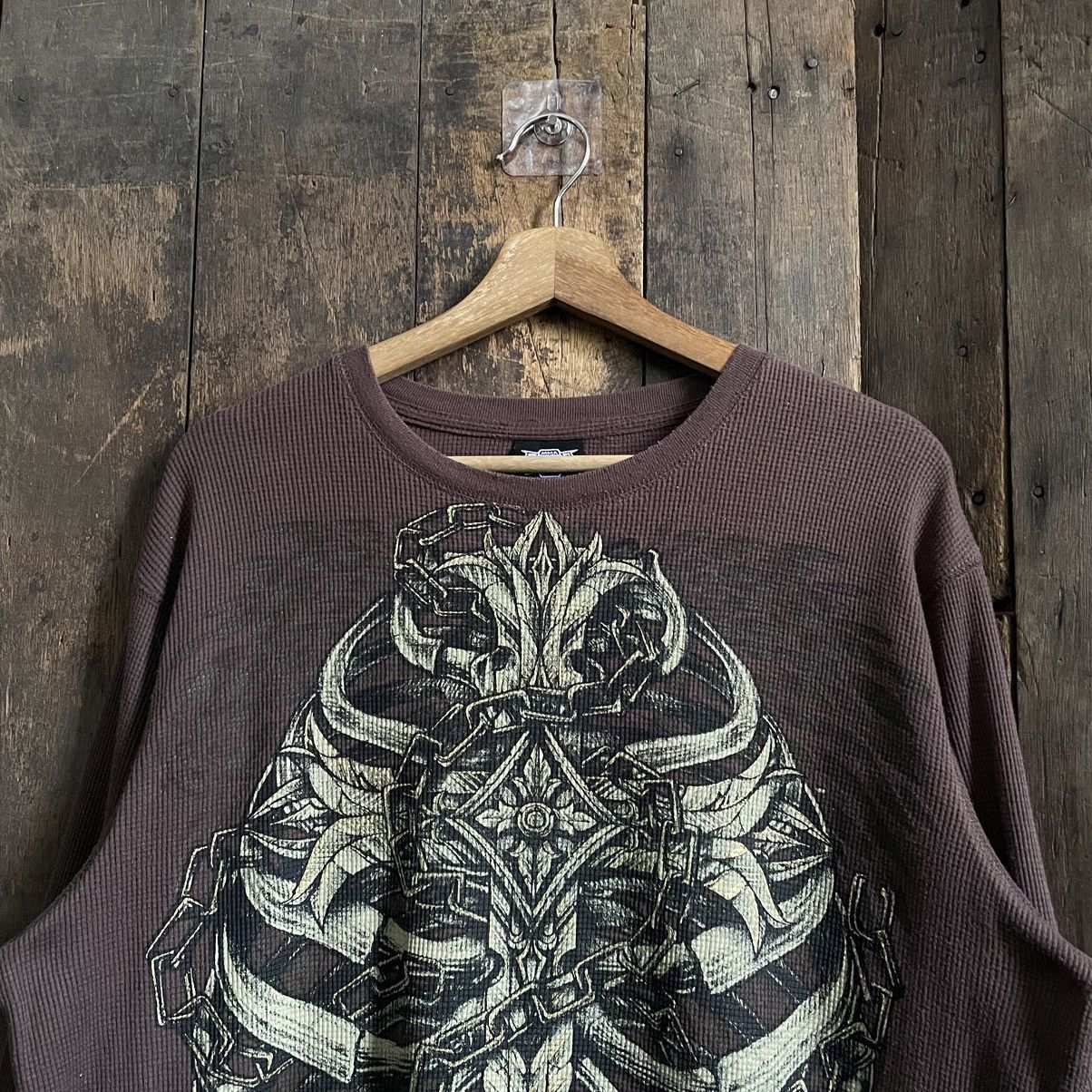 Affliction Vintage MMA Elite Skeleton Punk y2k Thermal Longsleeve Tee Size US XL / EU 56 / 4 - 5 Thumbnail