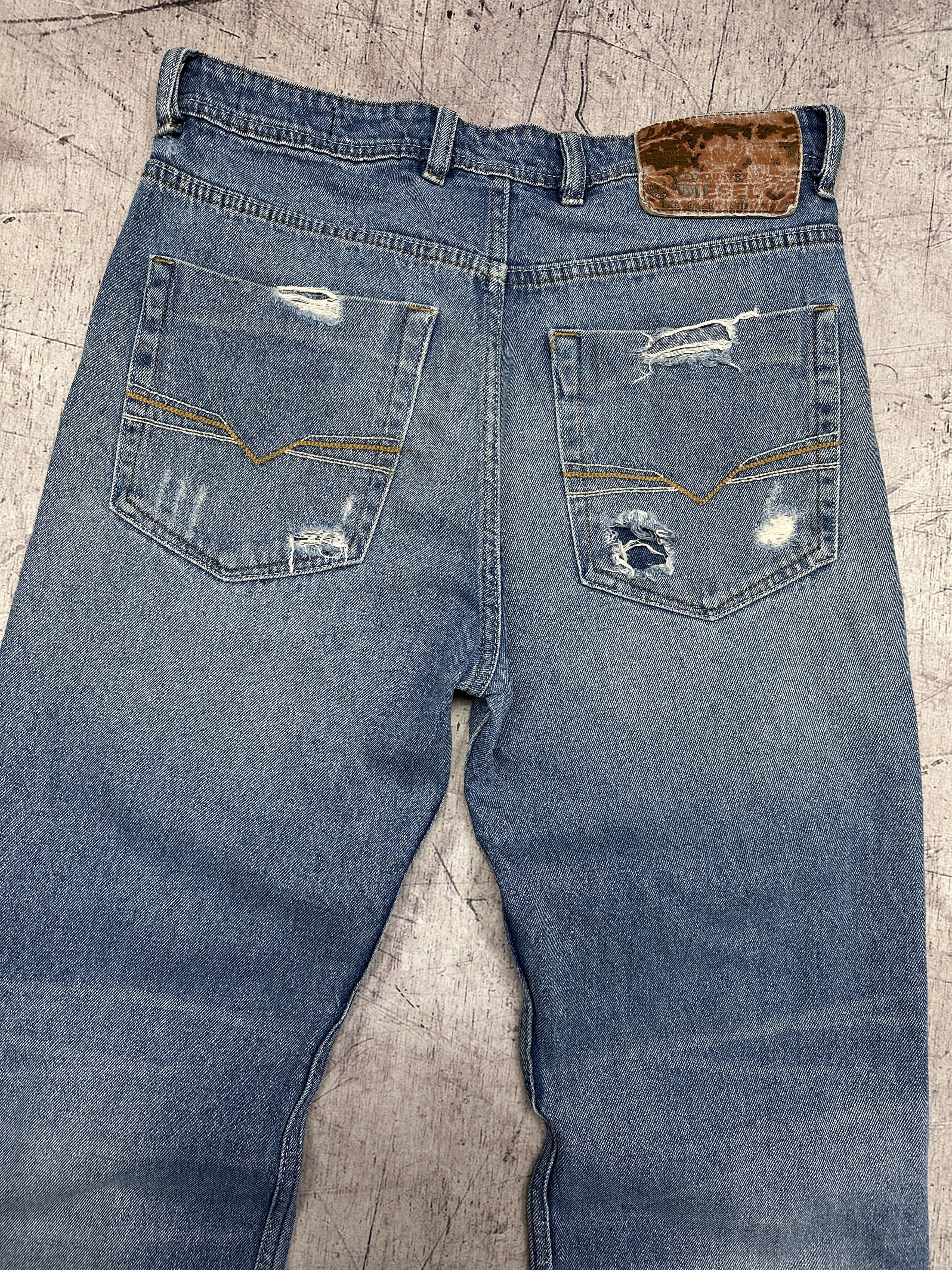 Diesel Diesel Mens Distressed Denim Pants Jeans Size US 32 / EU 48 - 2 Thumbnail