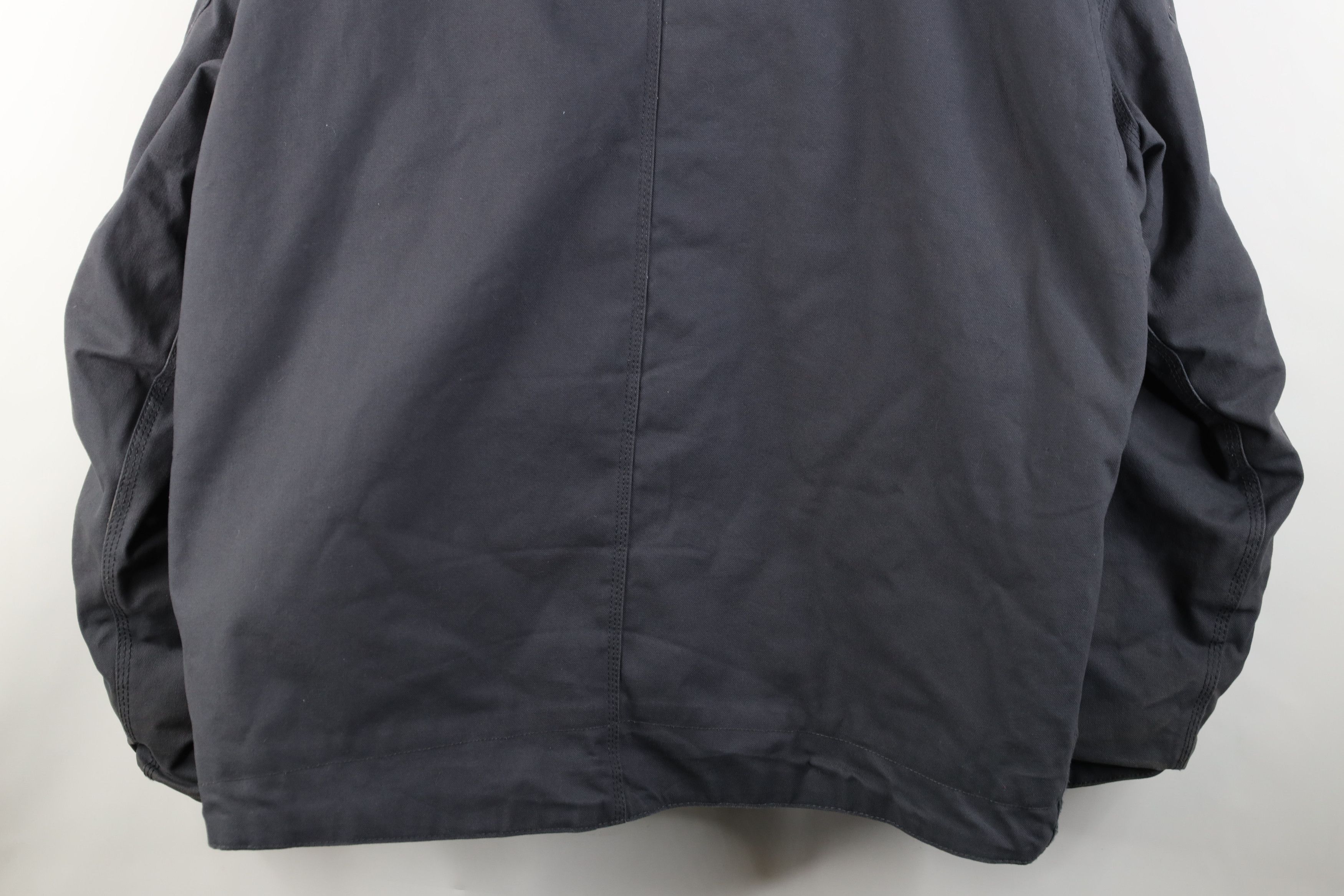 Vintage Vintage Y2K Streetwear Lined Canvas Hooded Jacket Gray Size US XL / EU 56 / 4 - 15 Thumbnail