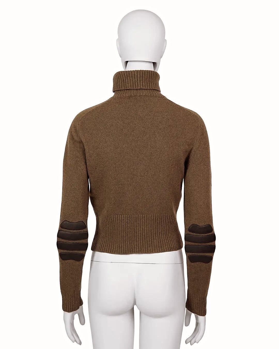 Prada prada cropped turtle neck wool sweater Size S / US 4 / IT 40 - 1 Thumbnail