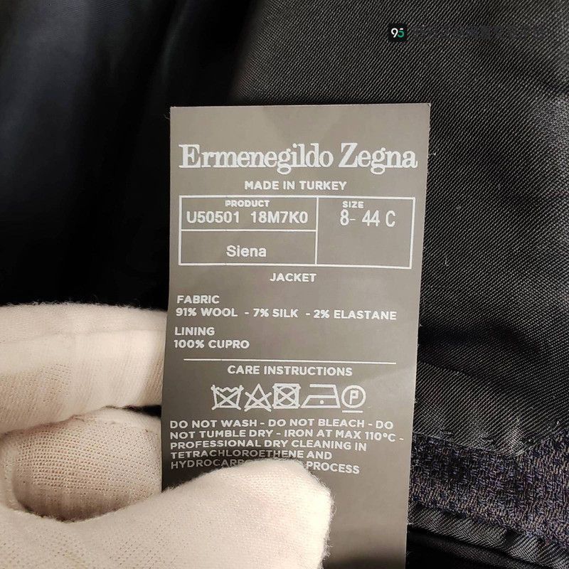 Ermenegildo Zegna Zegna Men's Double. Size US S / EU 44-46 / 1 - 3 Thumbnail