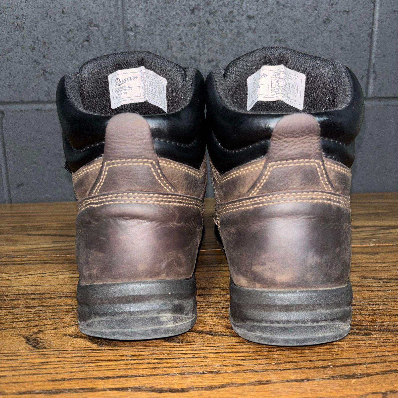 Danner Danner Caliper Aluminum Toe Work Boots 10.5 EE Brown Leather Size US 10.5 / EU 43-44 - 4 Thumbnail