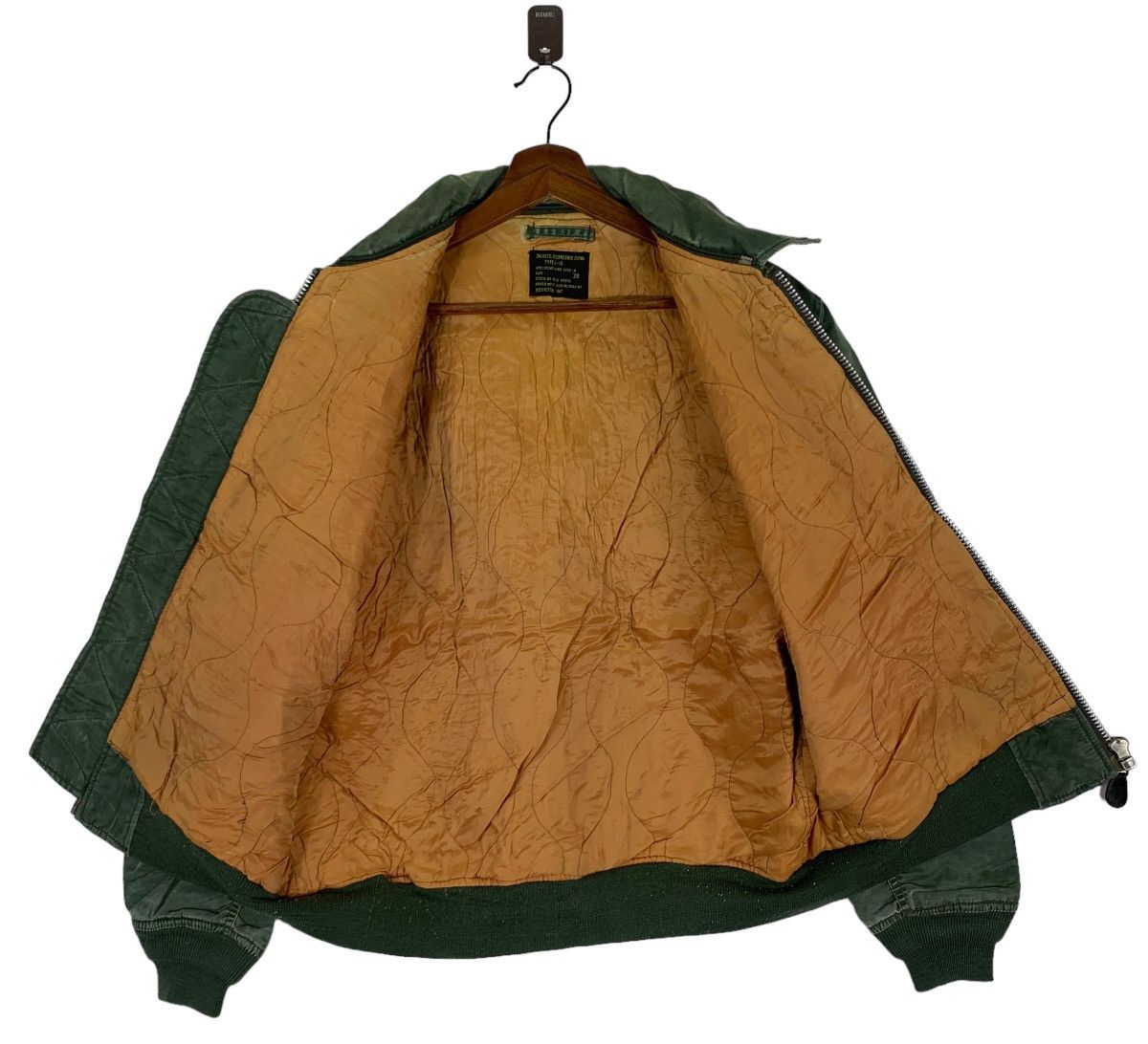 Alpha Industries VINTAGE HOUSTON B-15 BOMBER ZIPPER JACKET Size US M / EU 48-50 / 2 - 12 Thumbnail