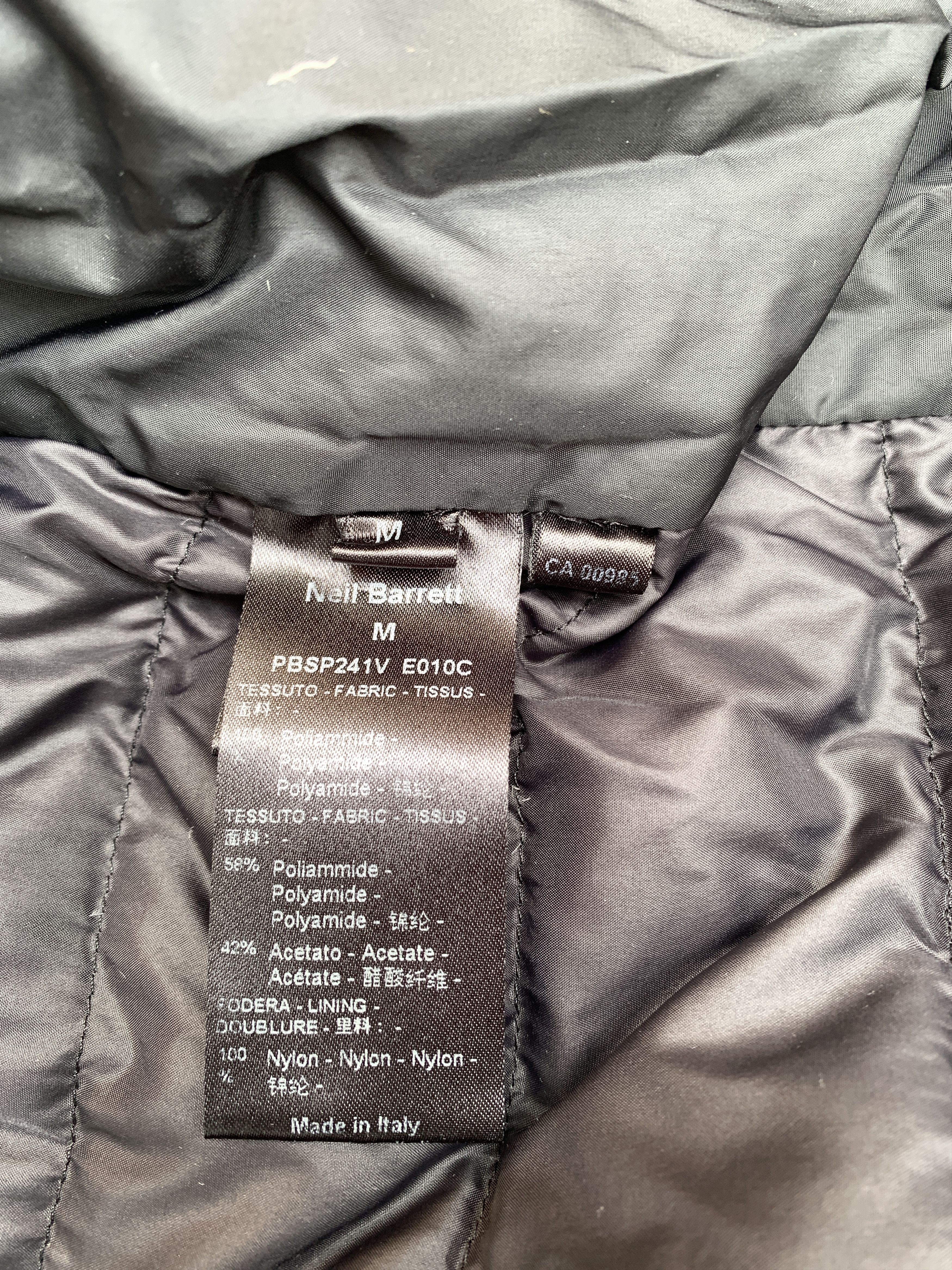 Neil Barrett Neil Barrett Panelled Quilted Down Bomber Jacket Size US M / EU 48-50 / 2 - 8 Thumbnail