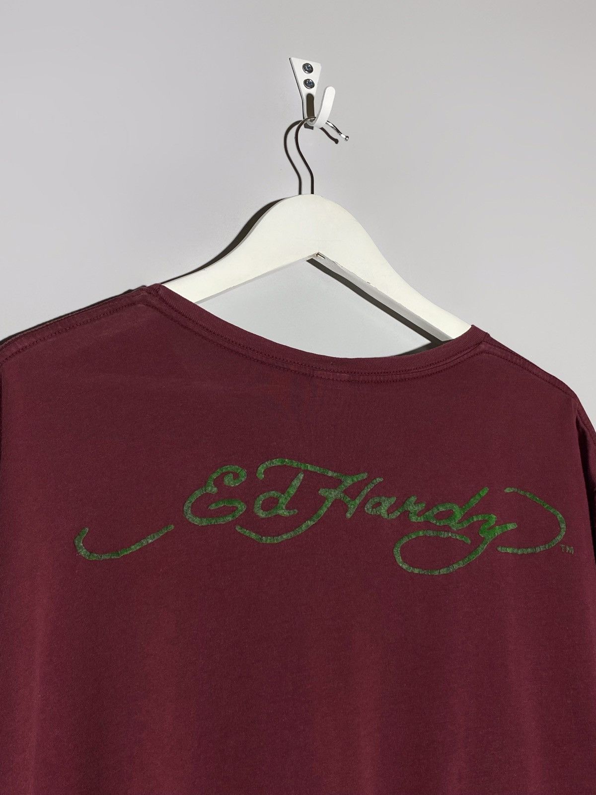 Ed Hardy × Vintage Vintage Ed Hardy Japanese y2k streetwear rare print t-shirt Size US L / EU 52-54 / 3 - 13 Thumbnail
