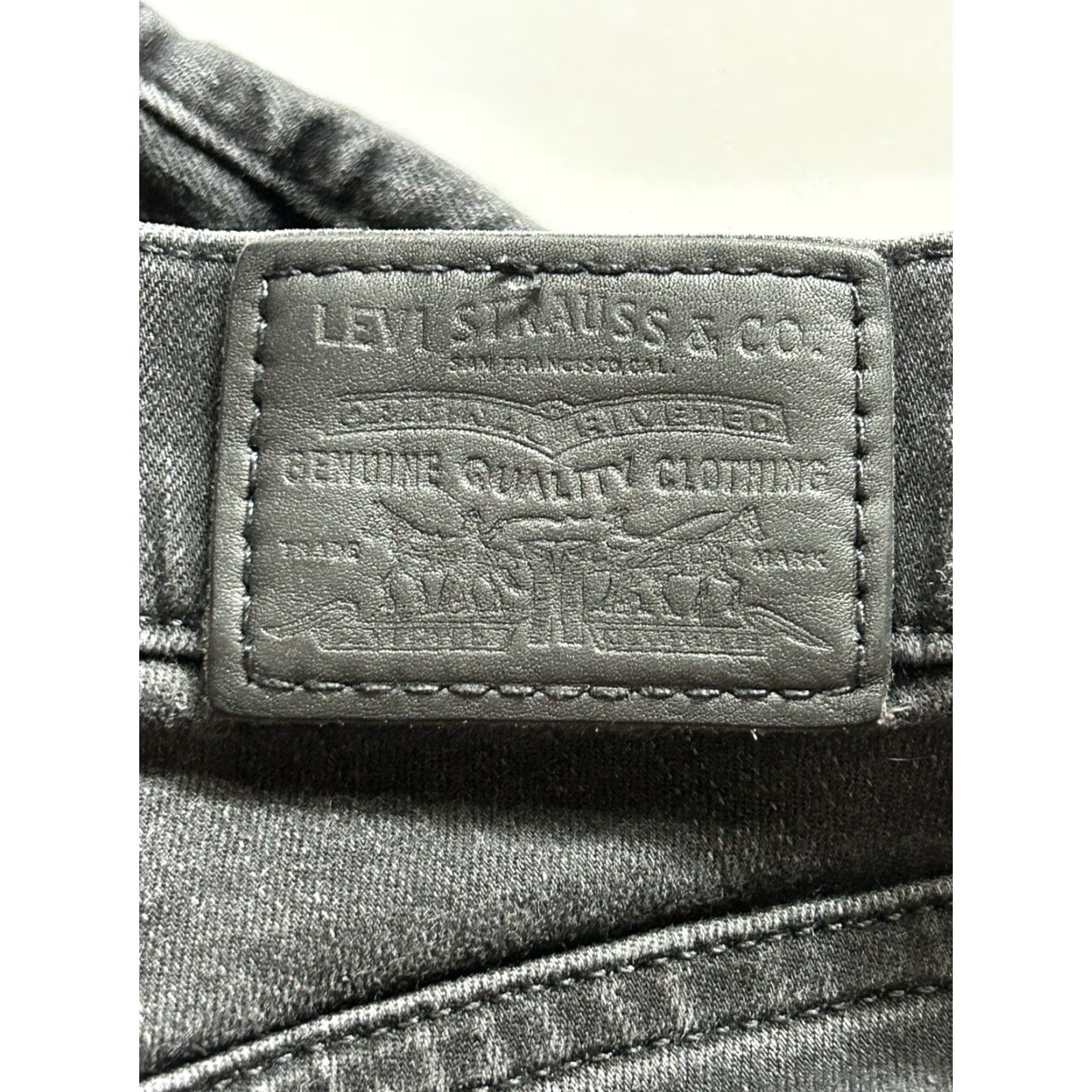Levi's Levi's 720 Skinny Jeans Womens Black Denim Wash 26 Regular High Rise Pockets Denim Zip Cotton Blend Jeans Women Size 26" / US 2 / IT 38 - 7 Thumbnail