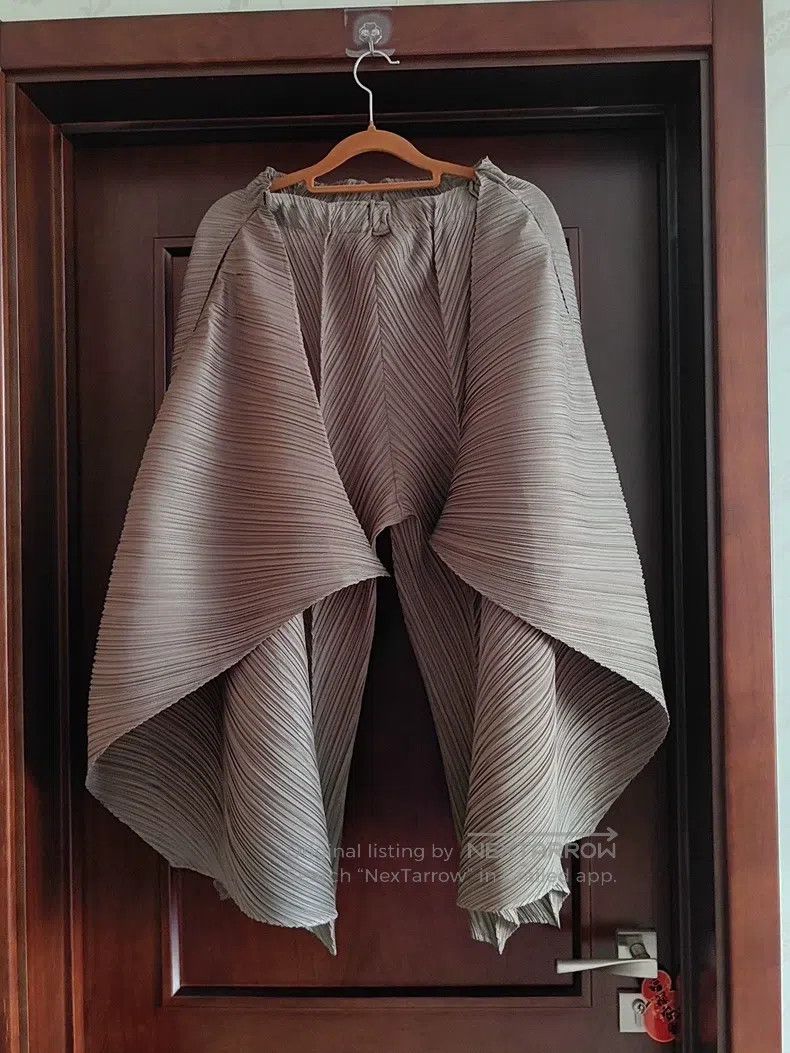Issey Miyake Issey Miyake size:3 Brown Pants Size 22" - 2 Thumbnail