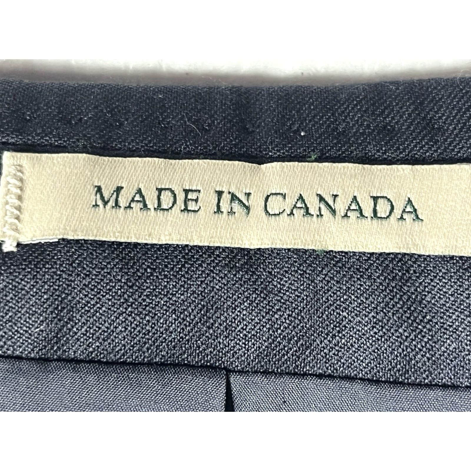 Ralph Lauren Lauren Ralph Lauren Mens Blazer Jacket 42R Wool Black Notch Lapel 100% Wool Formal Suit Coat Single-Breasted Size 42R - 7 Thumbnail