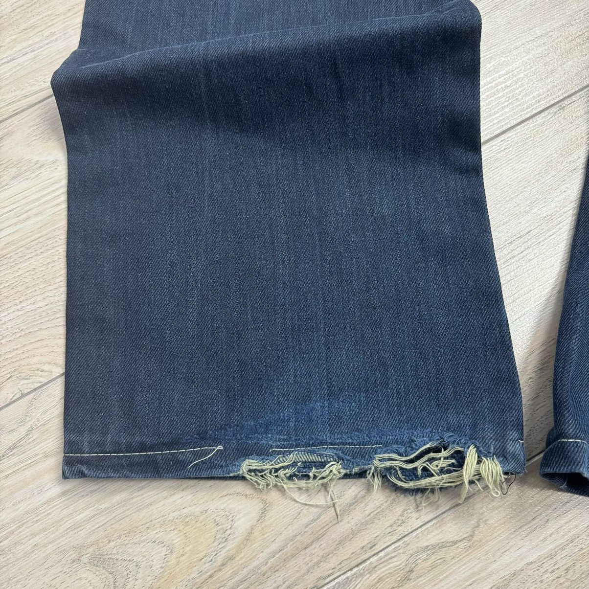 G-Star Vintage G-Star Raw 3301 Distressed Dark Y2K Baggy Denim Jean Size US 31 - 20 Thumbnail