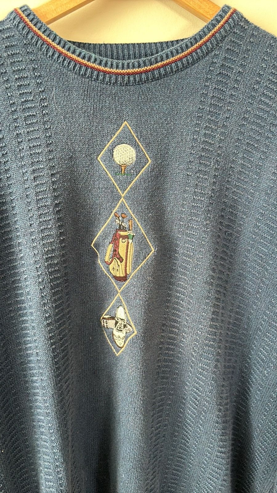 Vintage Vintage Golf Sweater Size US XL / EU 56 / 4 - 2 Thumbnail