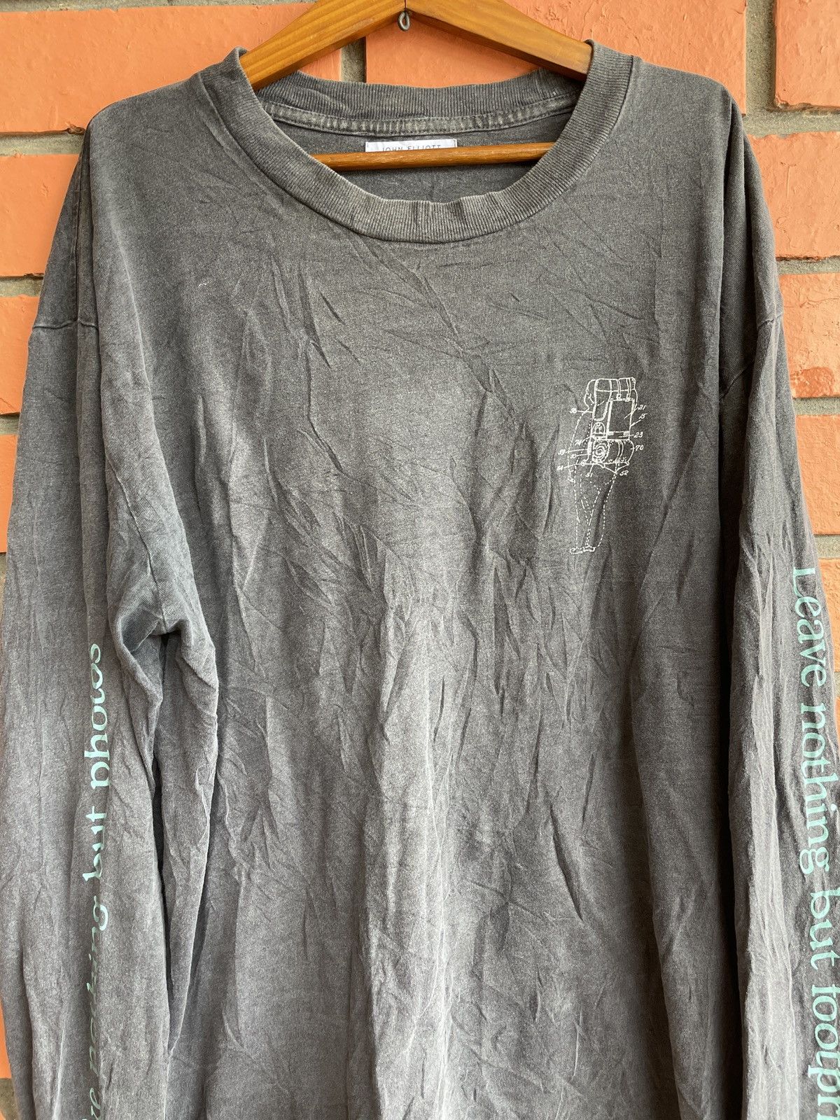 John Elliott John Elliott designer Ripped shirt artwork longsleeve size 2 Size US L / EU 52-54 / 3 - 3 Thumbnail