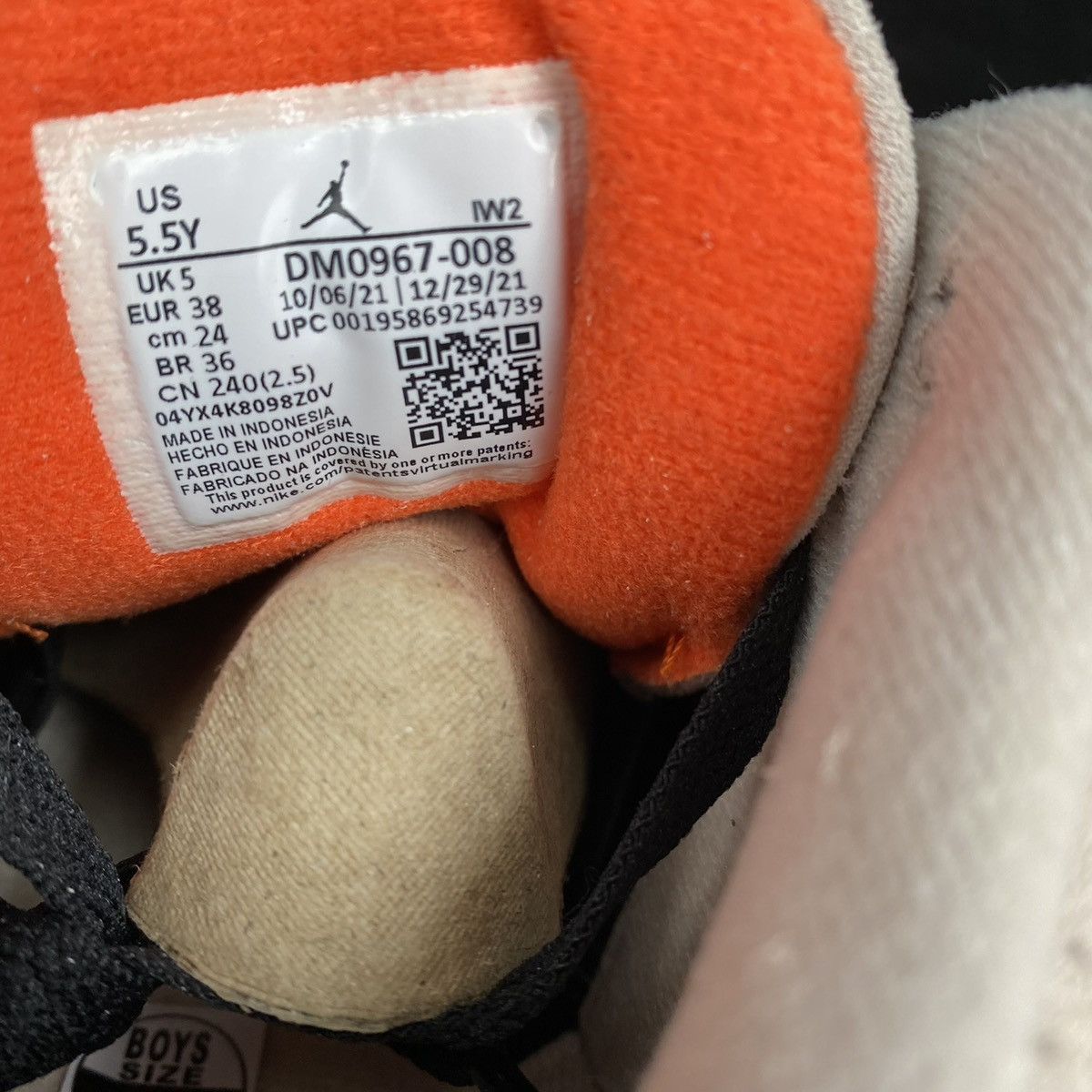 Jordan Brand Nike Air Jordan 3 Desert Elephant GS 5.5Y DM0967-008 NEW Size US 5.5 / EU 38 - 6 Thumbnail