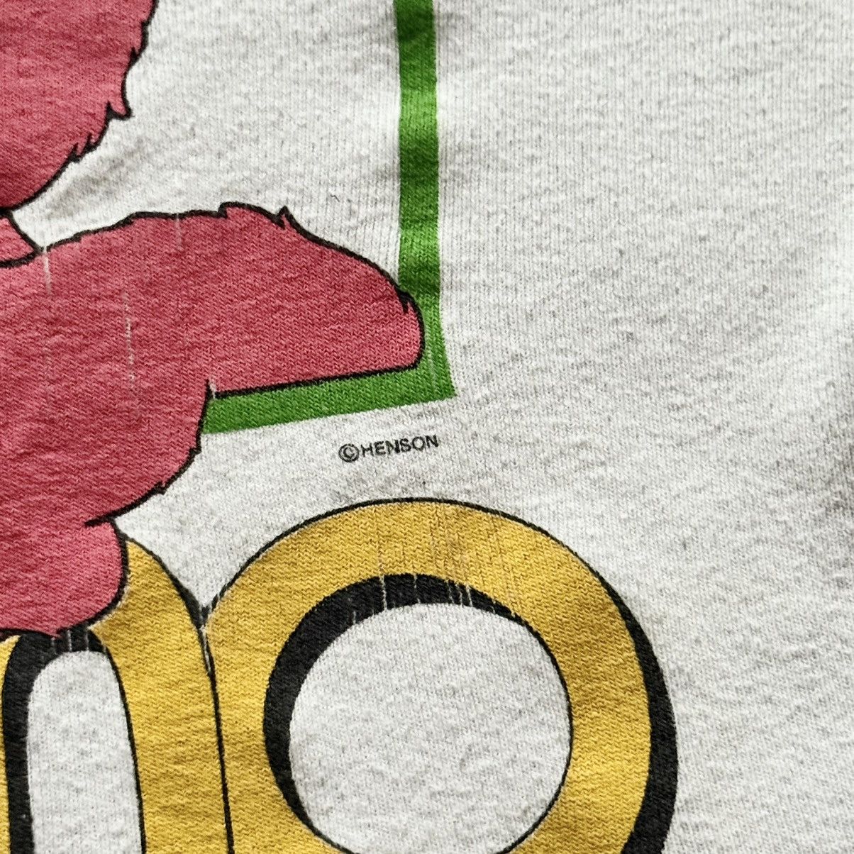 Mtv RARE 90s Sesame Street Elmo Big Logo Vintage T Shirt Tee Y2K Size XS / US 0-2 / IT 36-38 - 3 Thumbnail