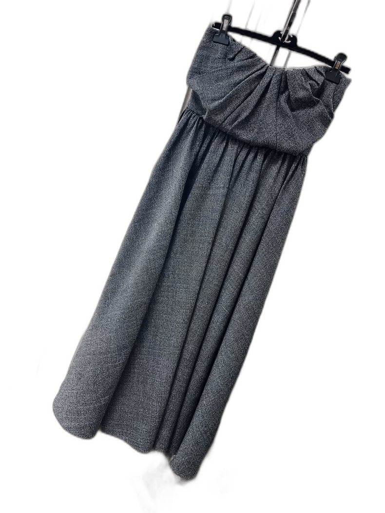 Dior Dior Deep Gray Strapless Dress Gown Size M / US 6-8 / IT 42-44 - 1 Thumbnail