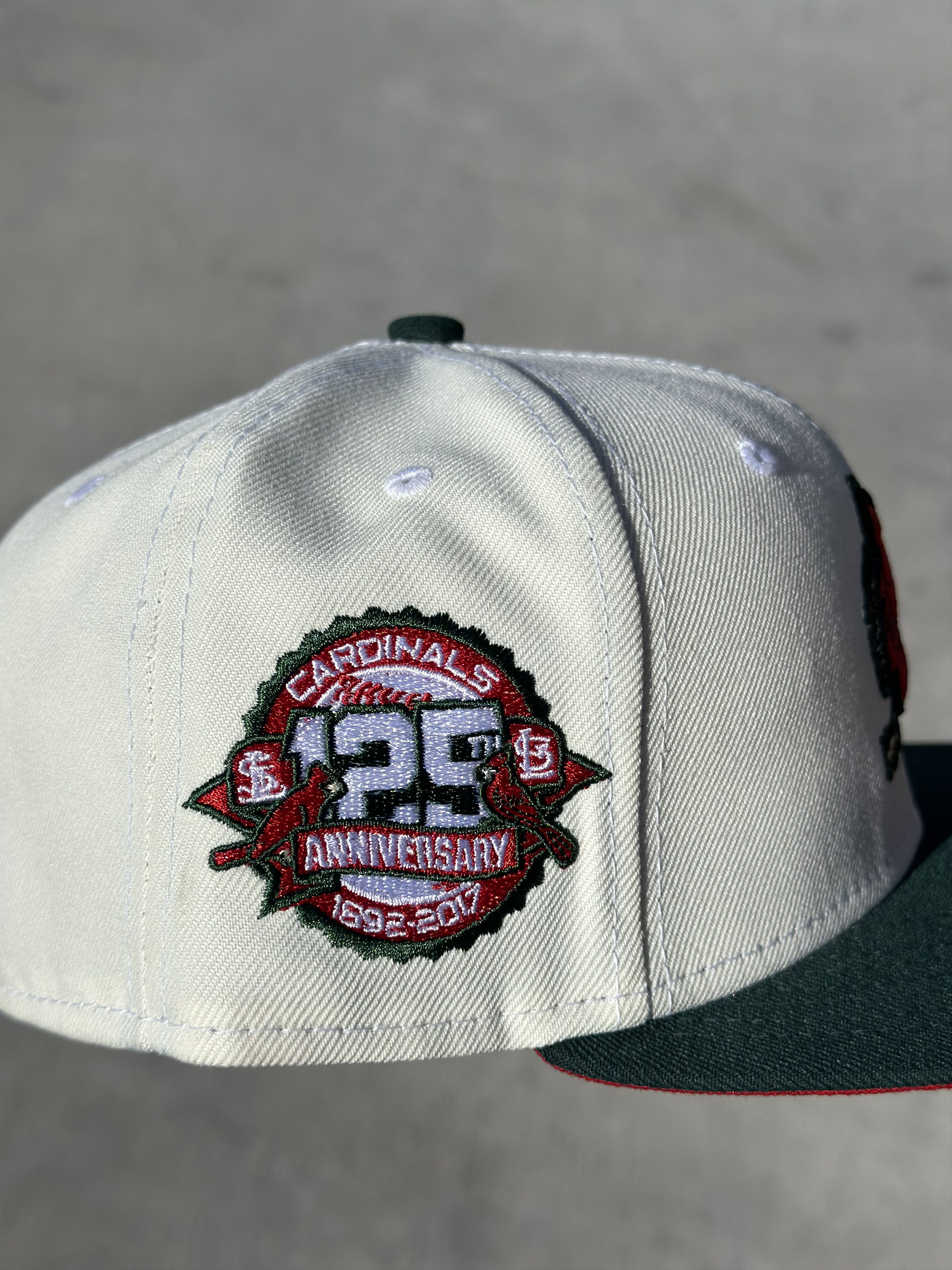 Hat Club 7 1/4 St. Louis Cardinals 125th Anniversary Fitted Size ONE SIZE - 2 Thumbnail