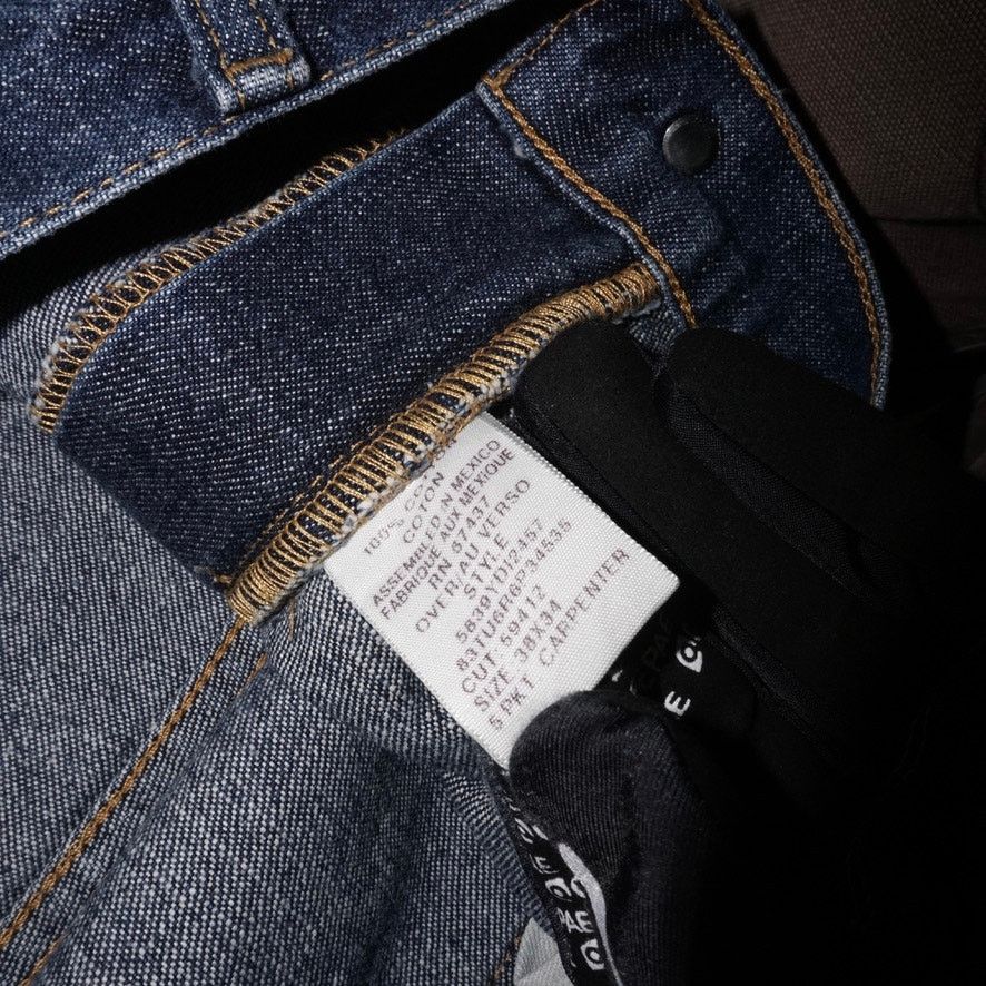 Vintage 38x34 - Vintage Y2K Ralph Lauren Polo carpenter 2000s jeans Size US 38 / EU 54 - 3 Thumbnail